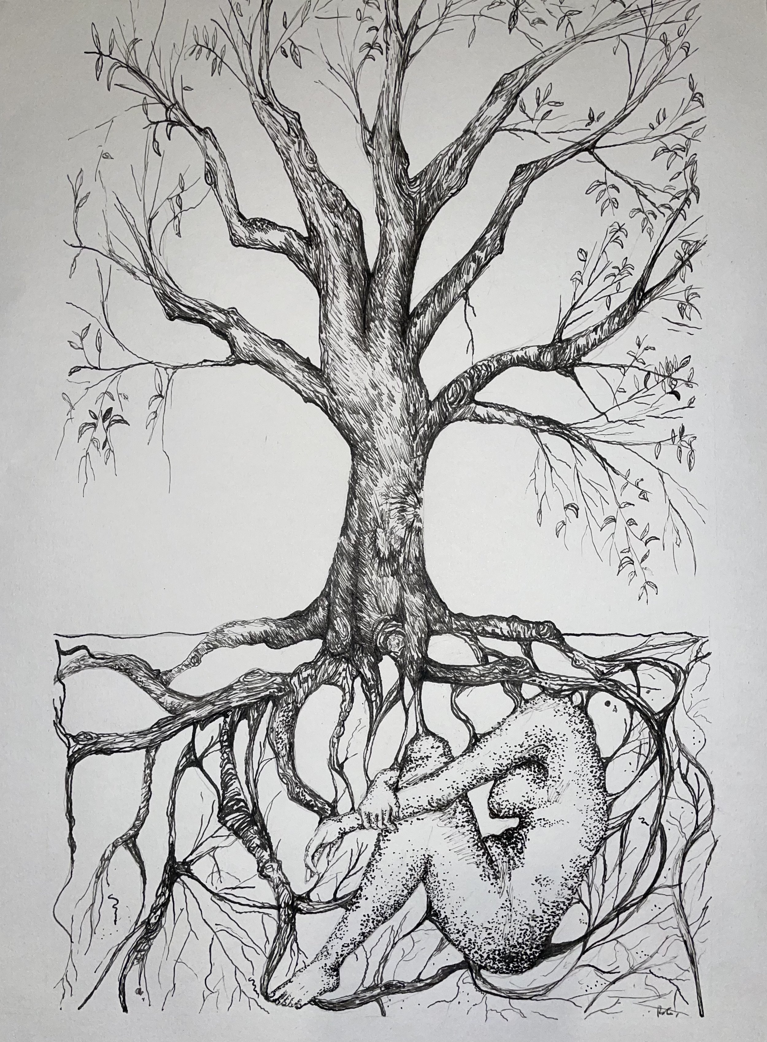 'Dwelling' - Original Drawing