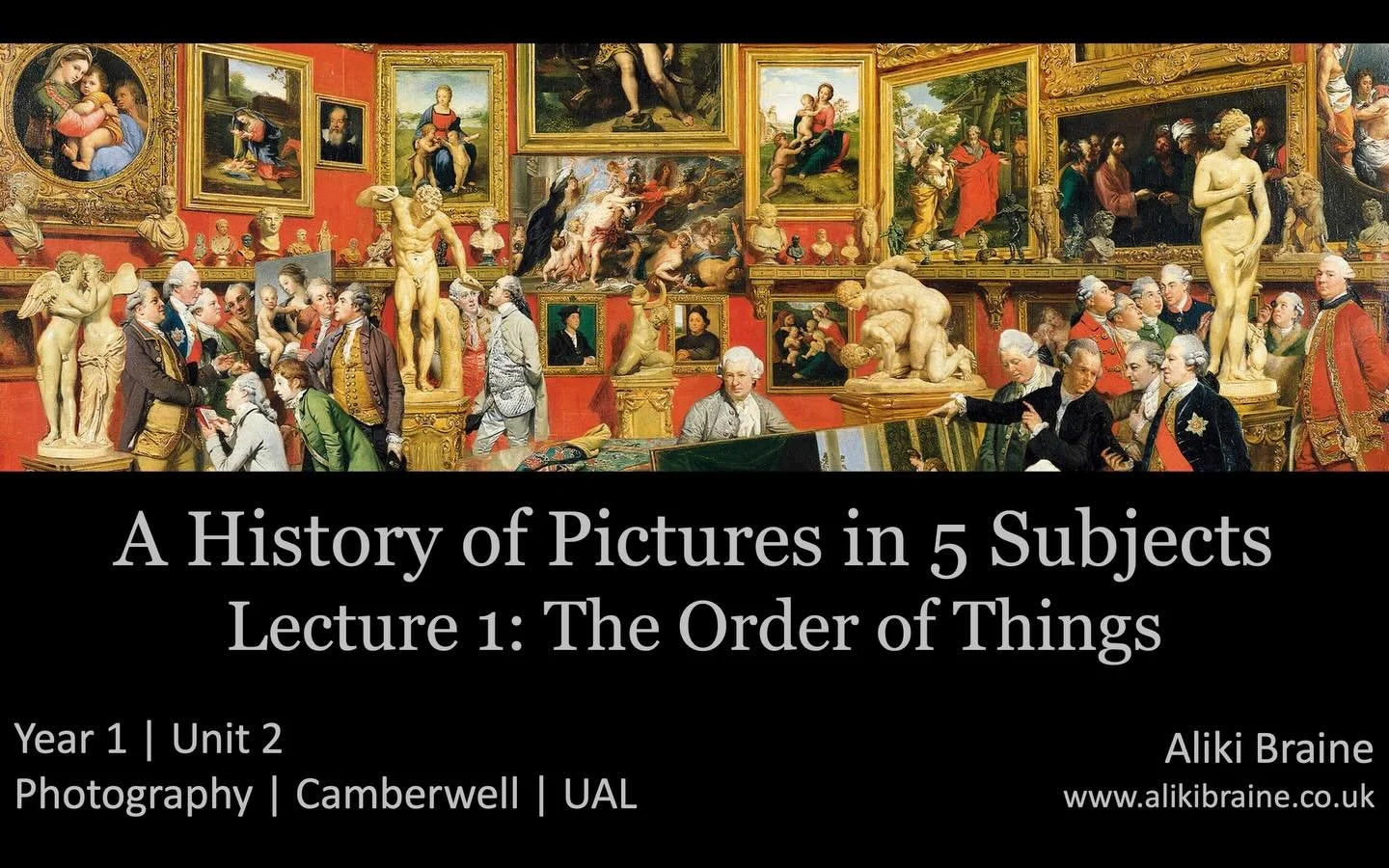 ‼️📣‼️📣Did you or anyone you know attend my lecture series &ldquo;A History of Art in Five Subjects&rdquo; for the Photography BA at Camberwell UAL between 2011 &ndash; 2024? ‼️📣‼️📣
&nbsp;
If so please, please get in touch! Thanks. 
&nbsp;
@camber