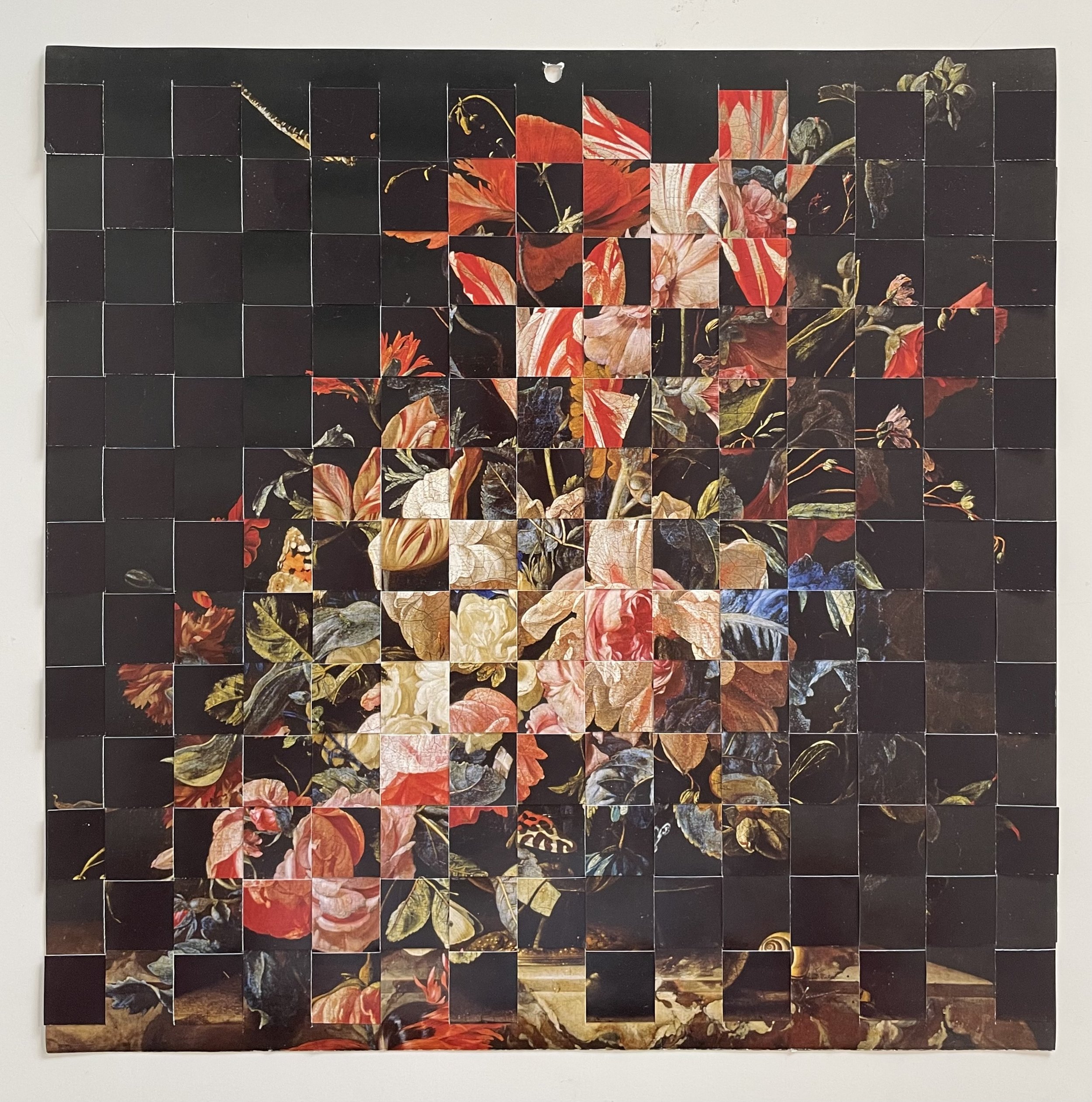 ’Twelve Months of the Year (July/Aug)’, woven calendar illustrations, 30 x 30 cm, 2023