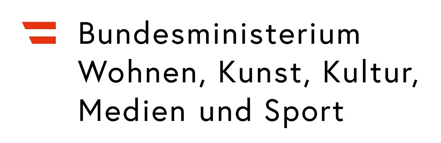 Logo des Bundesministeriums für Wohnen, Kunst, Kultur, Medien und Sport, Fördergeber von 35by32