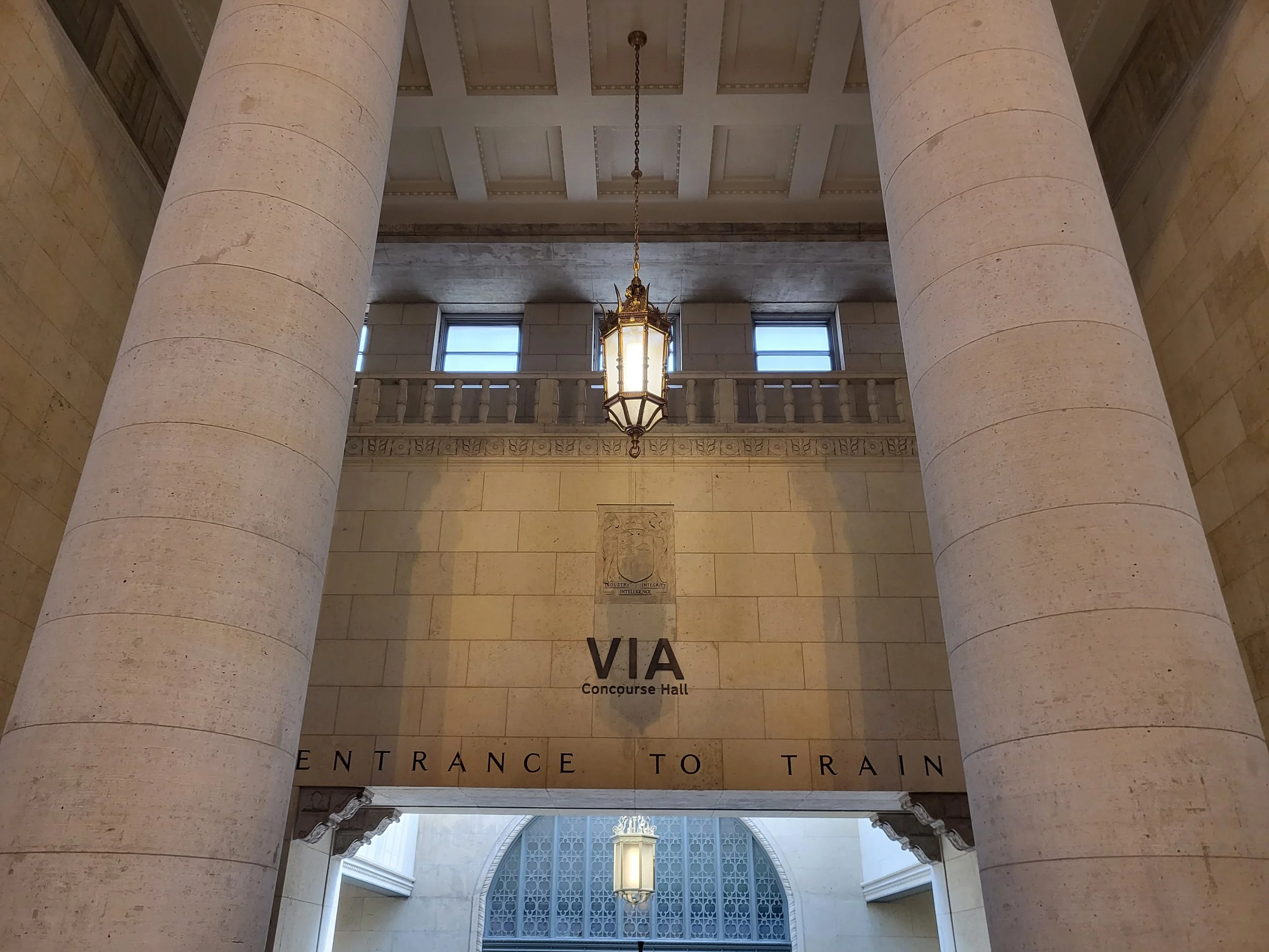 Toronto station - interior view