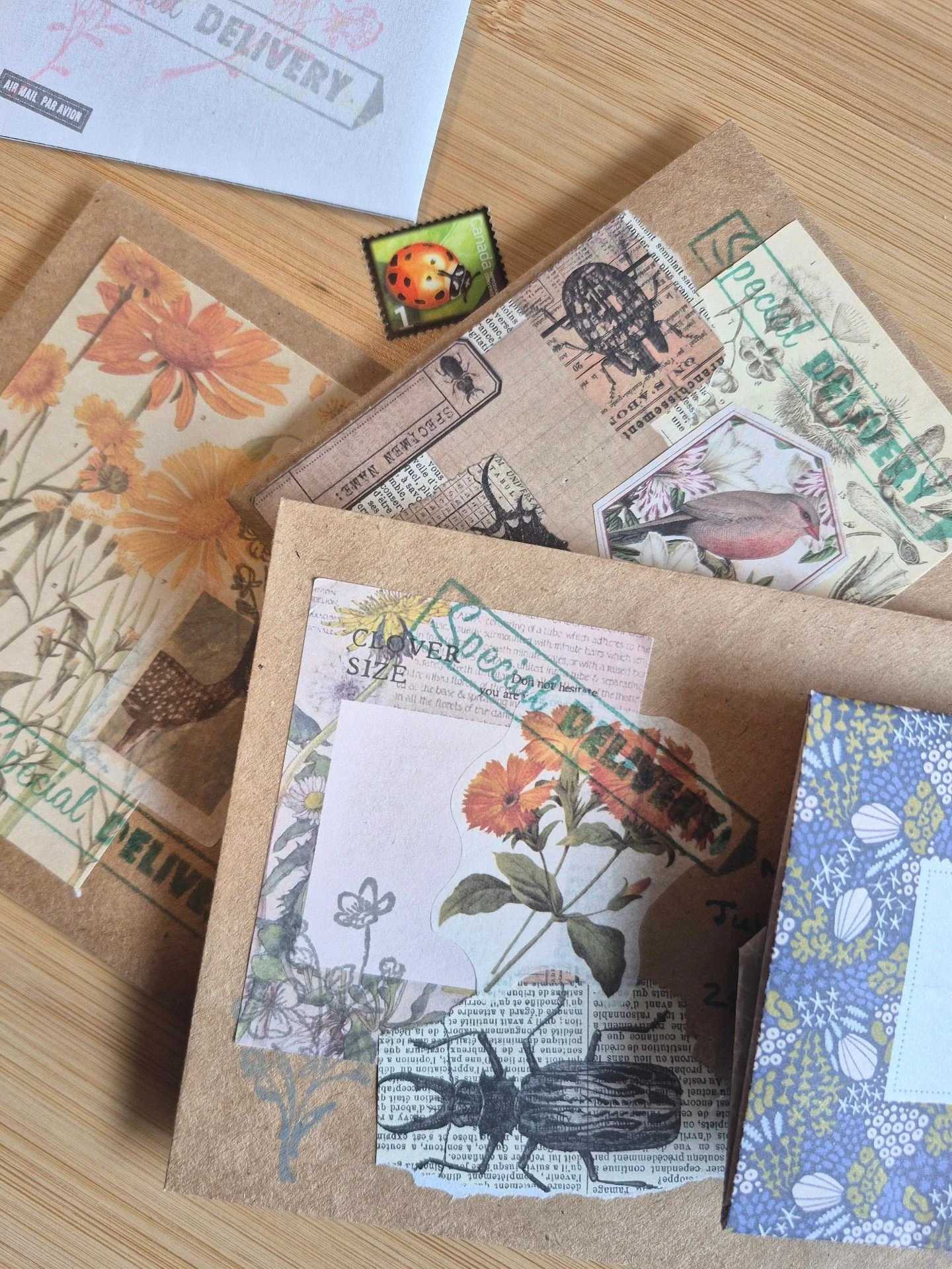 Outgoing mail from the weekend. I ran out of international stamps so I need to pick some more up today to send some of these out.

Happy snail mailing!

#snailmail #outgoingmail #penpals #stationery #collage