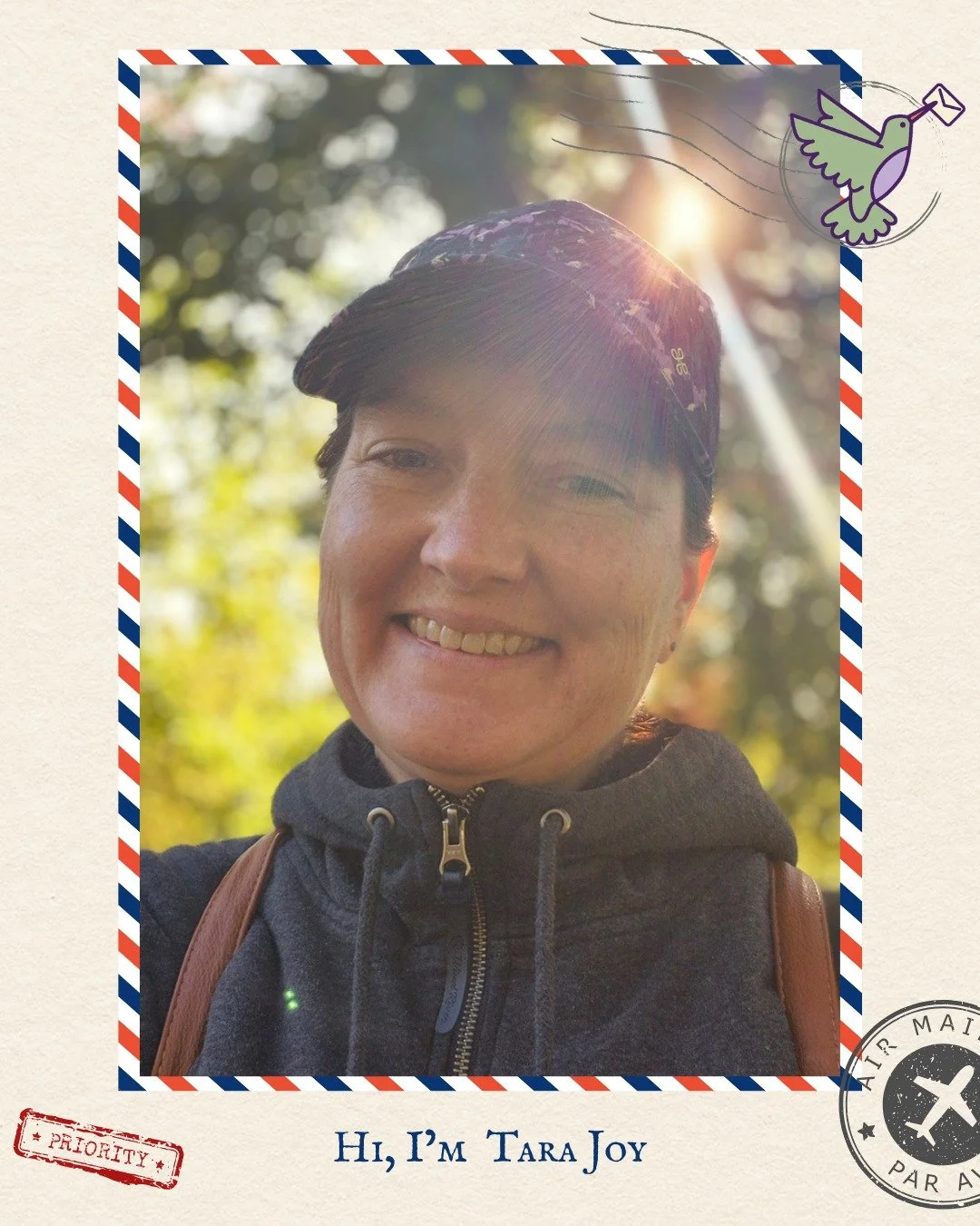 Hi, I&rsquo;m Tara Joy, the artist and lifelong snail mail lover behind Enchanted Postmark. 💌

This photo was taken last fall at one of my favourite places to go bird watching here in Halifax&mdash;a place I return to when I want to slow down, pay a