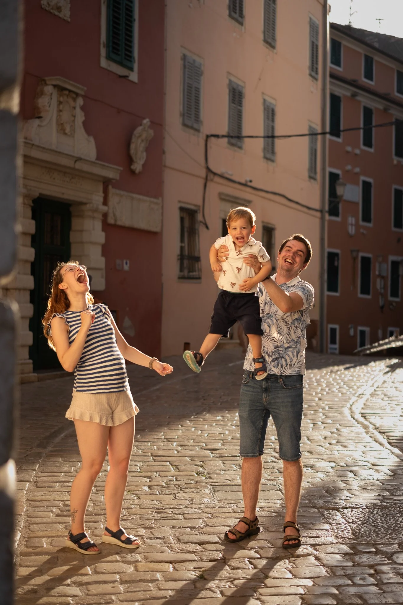 family photoshoot in istria sunset