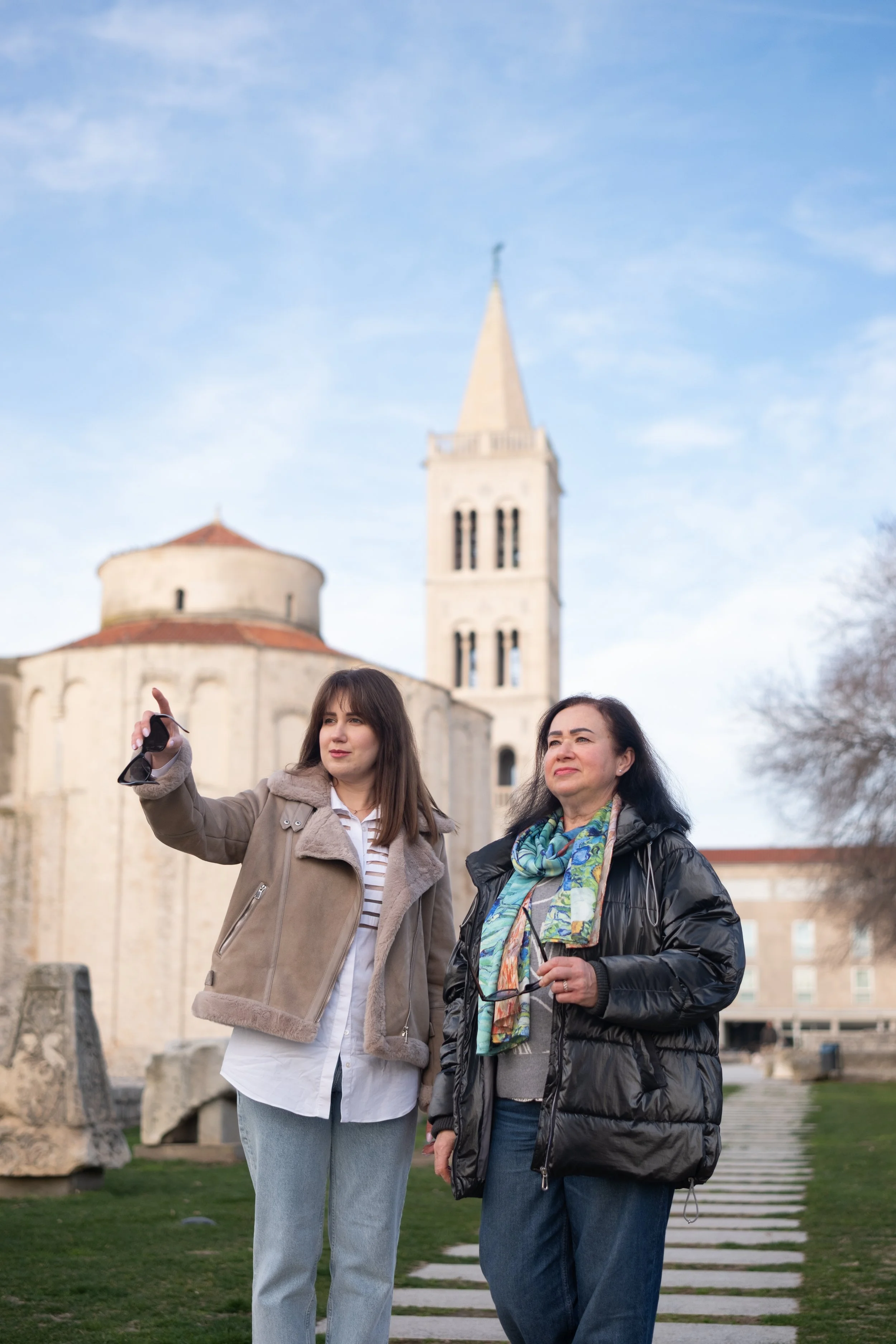 lifestyle family photoshoot in Zadar in Old town