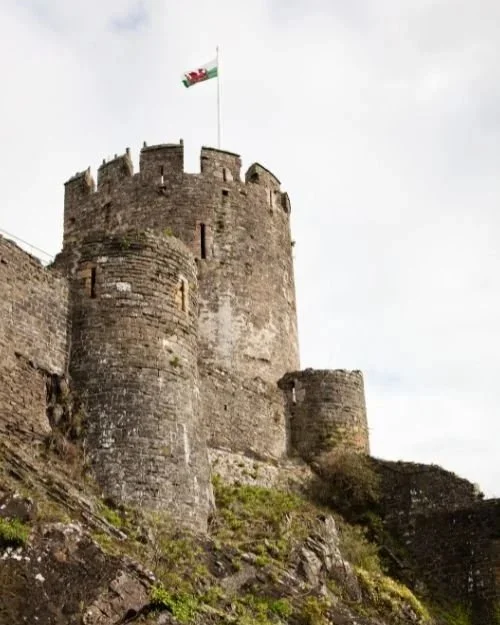 Conwy Castle in North Wales
