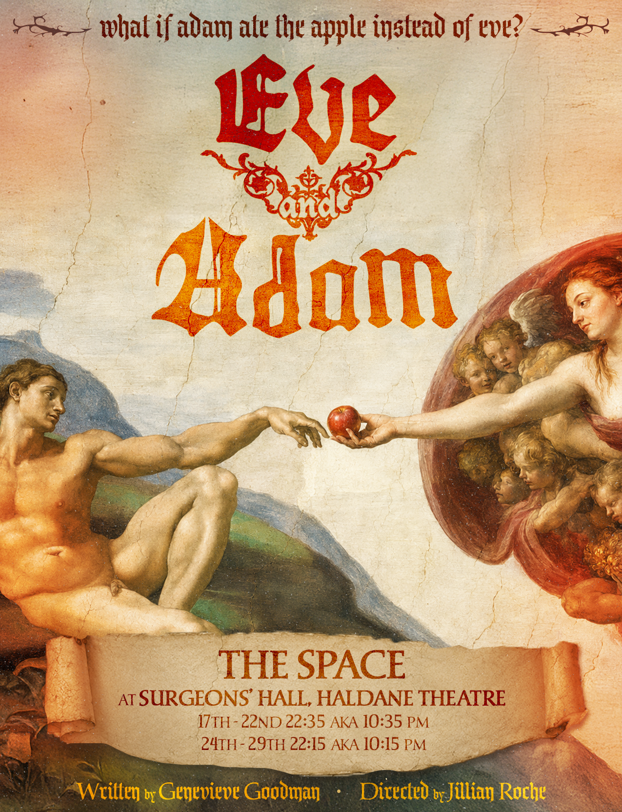 Interview: Genevieve Goodman &amp; Jillian Roche - What if Adam ate the apple instead of Eve? 