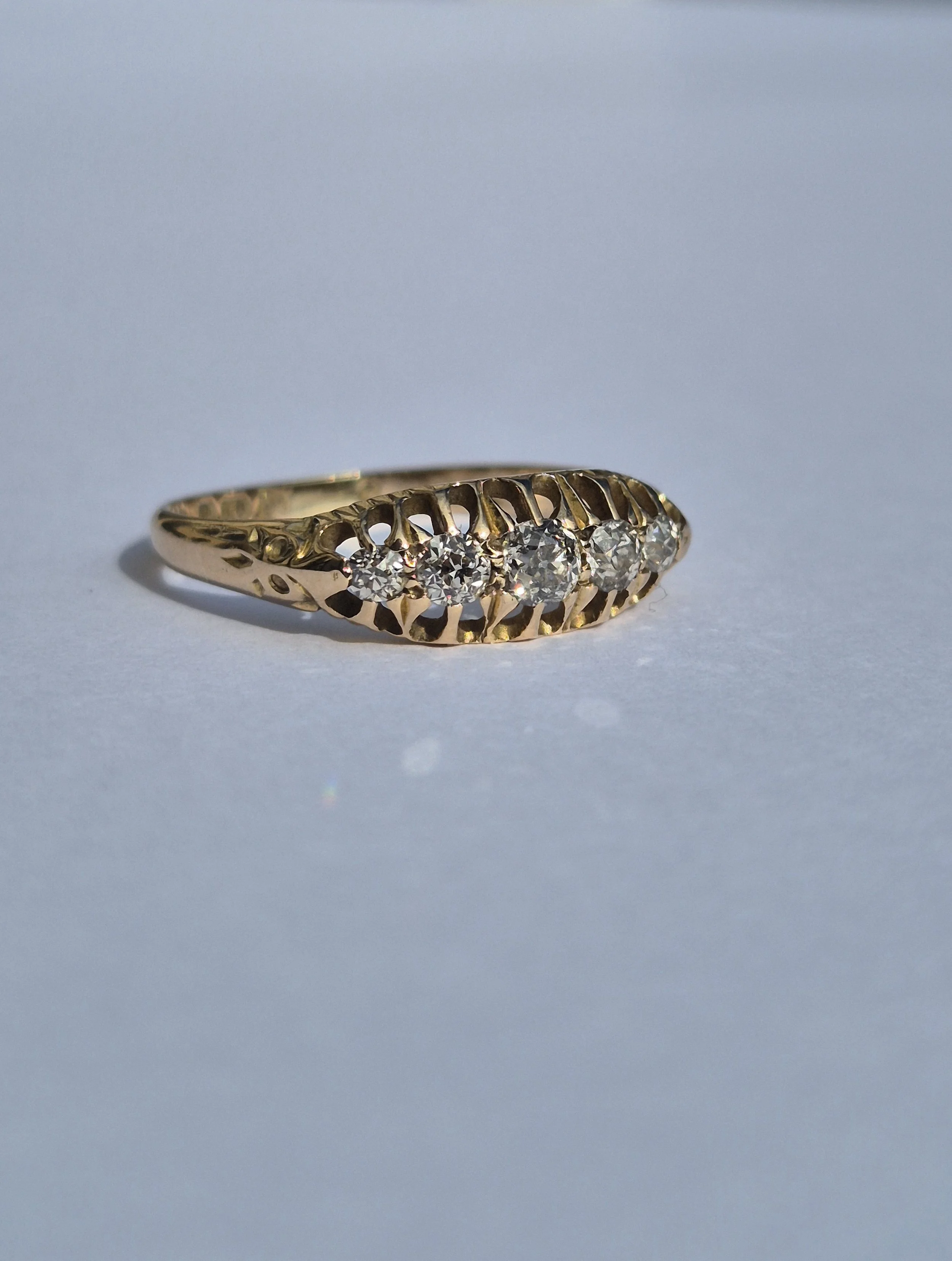 Marquise Diamond Ring in 18ct Setting