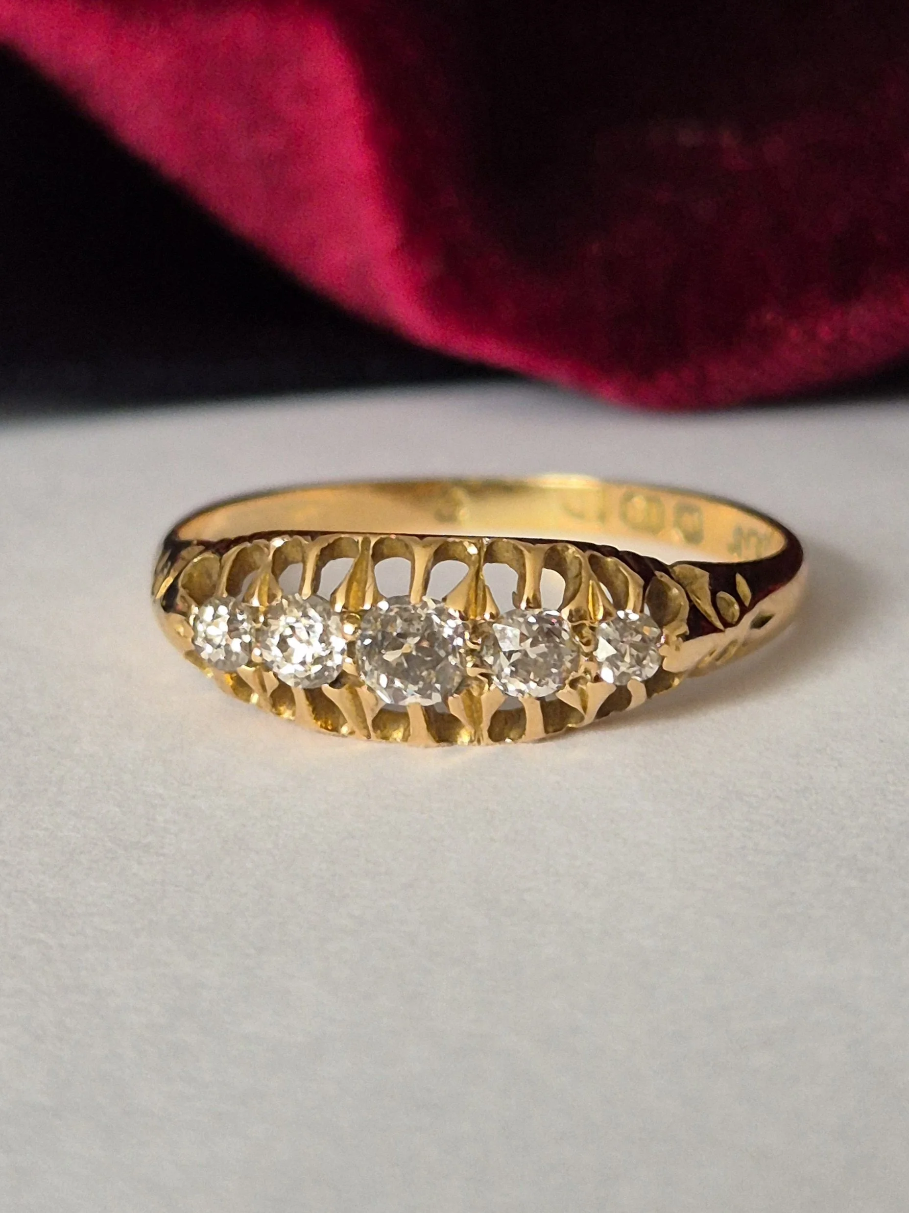 Marquise Diamond Ring in 18ct Setting