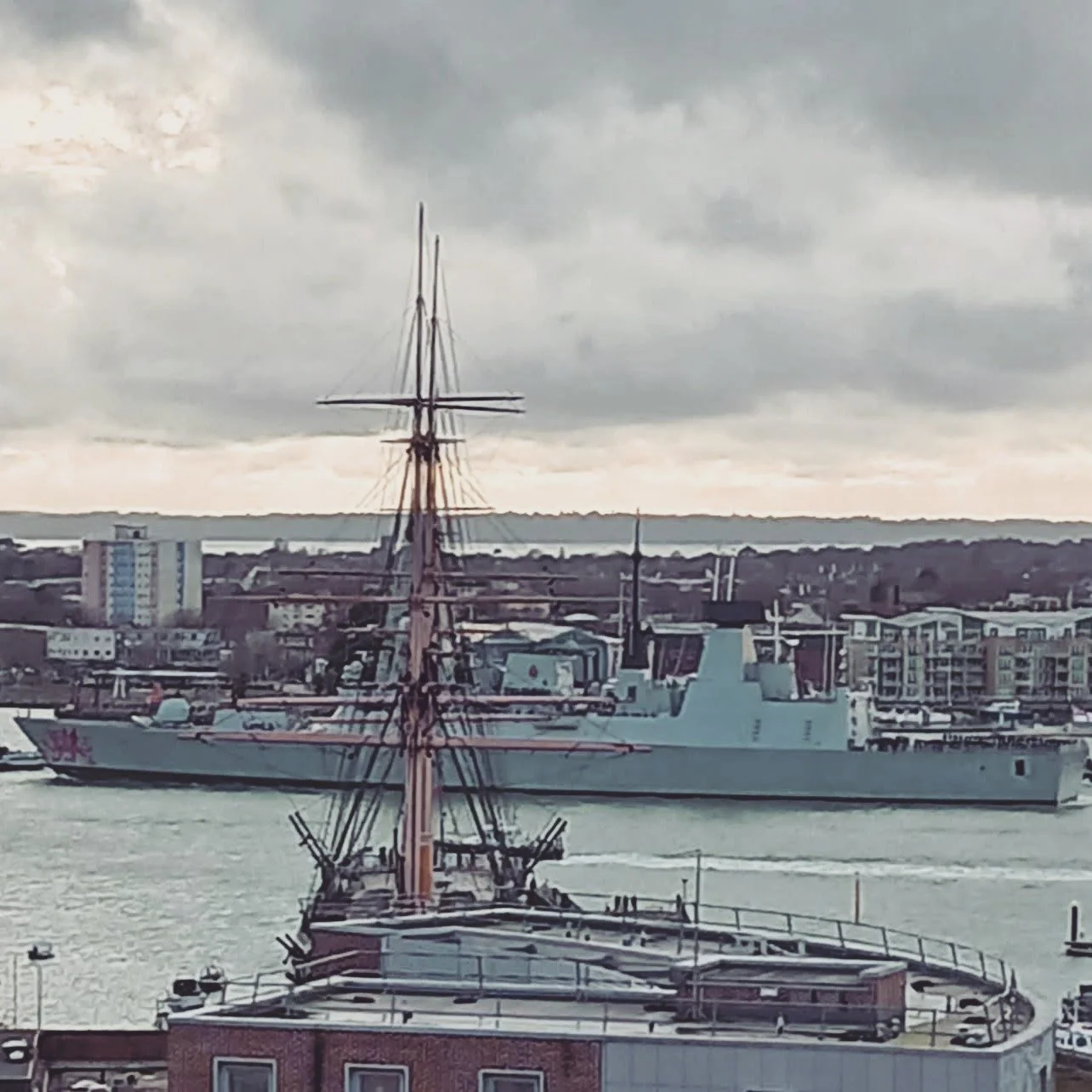 &ldquo;HMS Dragon leaving Portsmouth Dockyard today.
The mission continues &mdash; wherever the sea takes us.&rdquo;

#HMSDragon #RoyalNavy #PortsmouthHarbour #WarshipLife #DeploymentMode #Type45 #SeaLife #MilitaryMotivation #NavalLife #StayReady