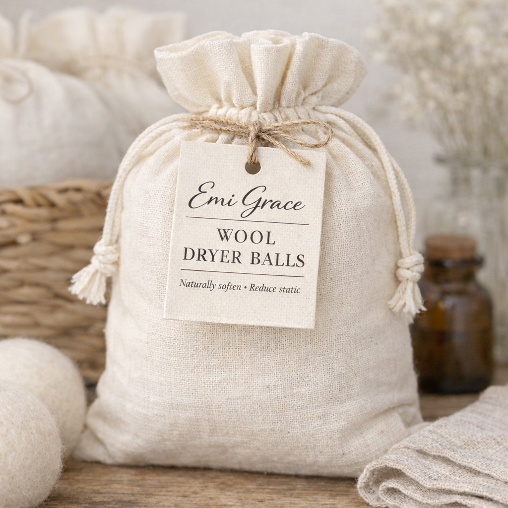 Emi Grace Wool Dryer Balls (6-Pack)