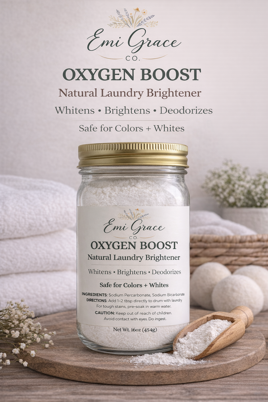 Oxygen Boost  - Natural Laundry Brightener