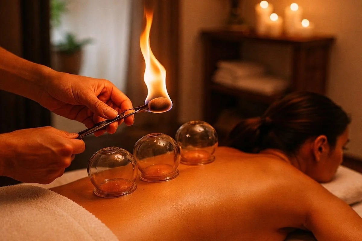Fire Cupping met Massage