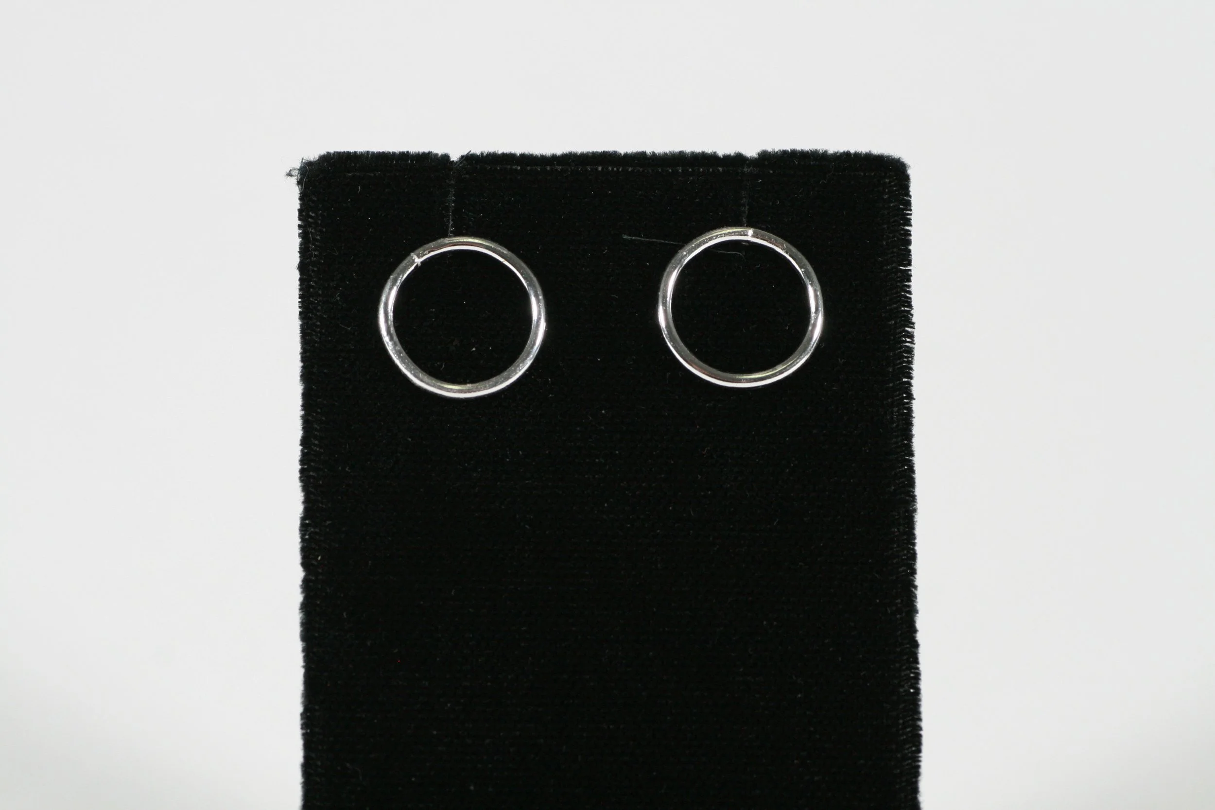 Circle Post Earrings
