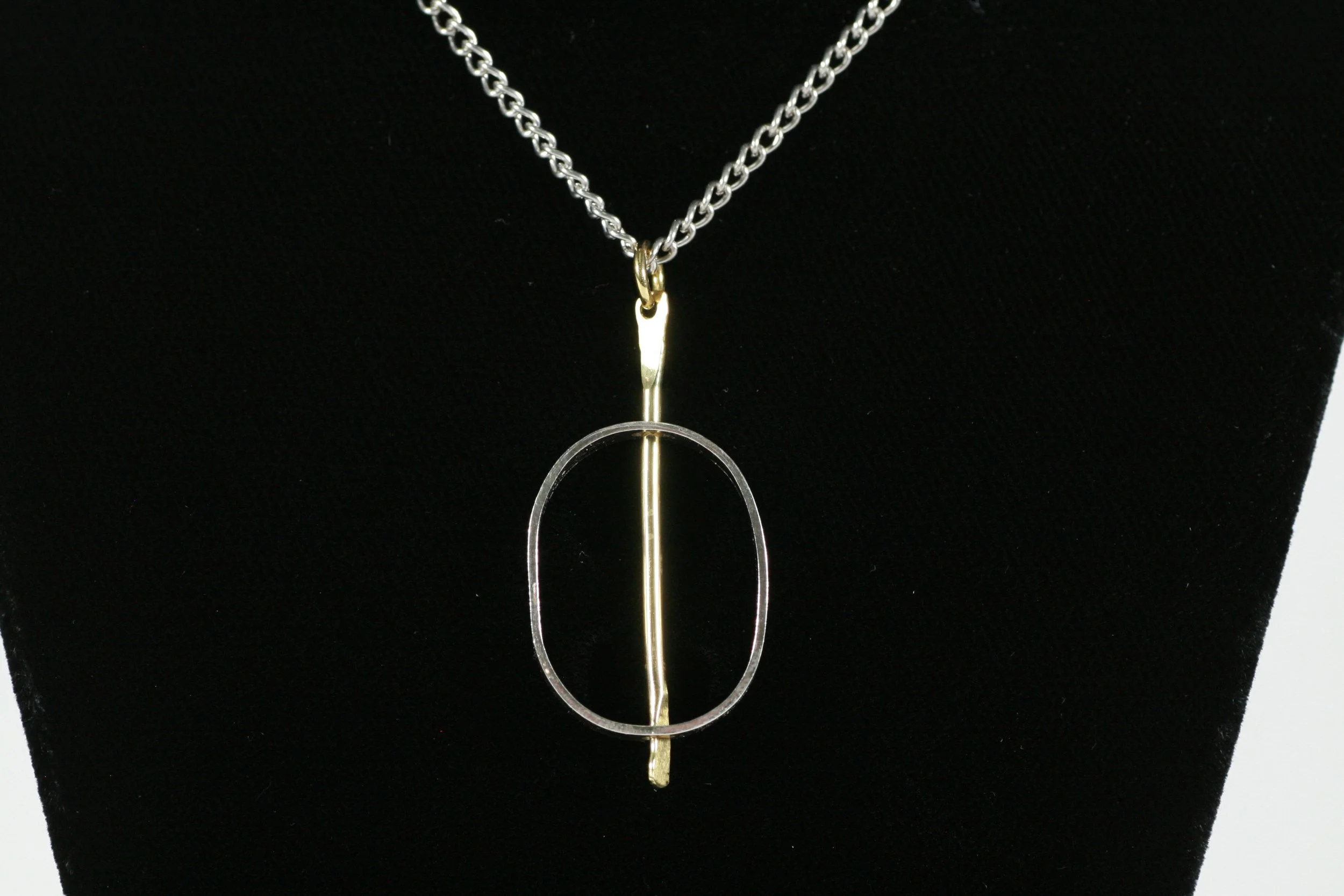 Oval Spinner Necklace