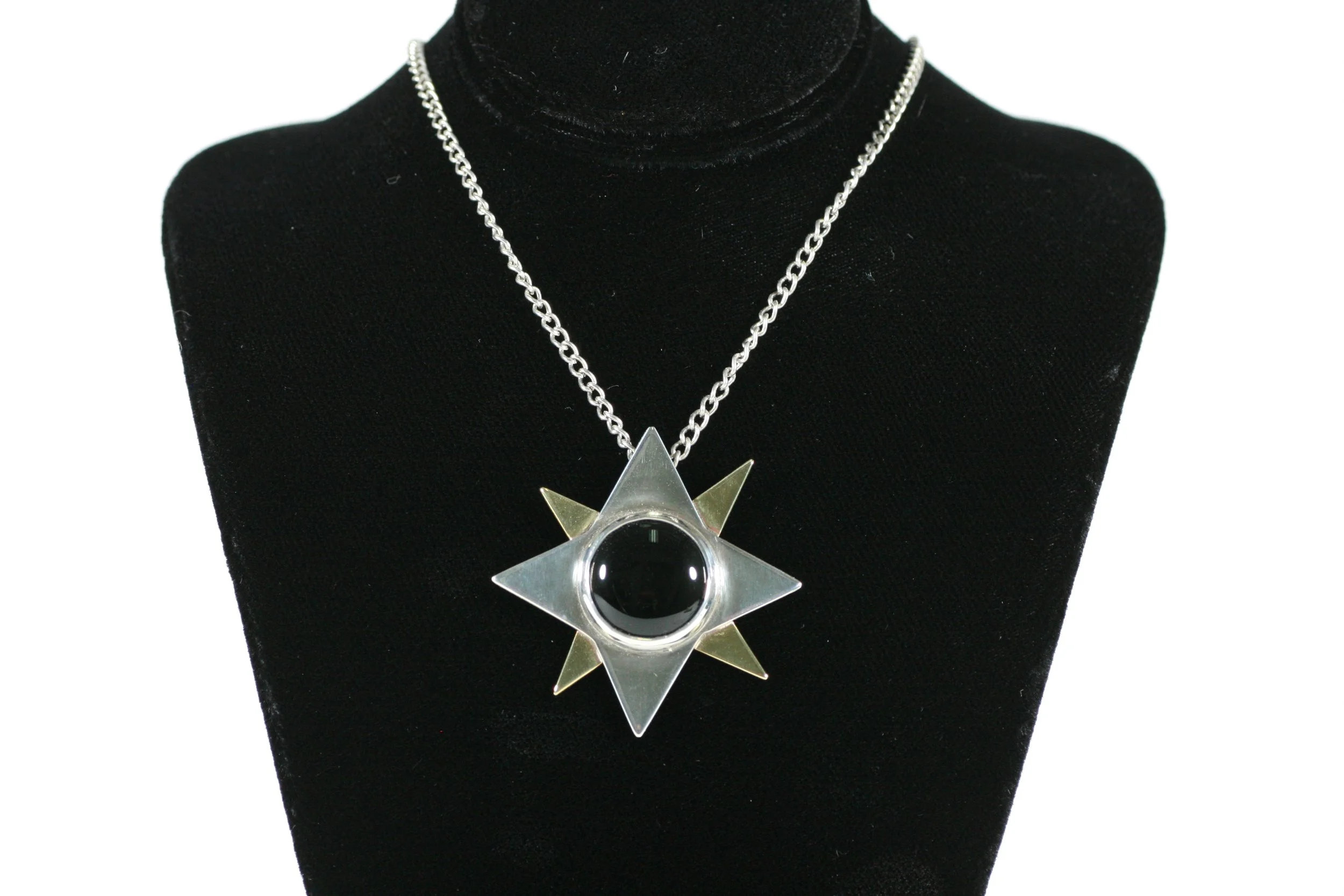 Black Onyx Star Pendant