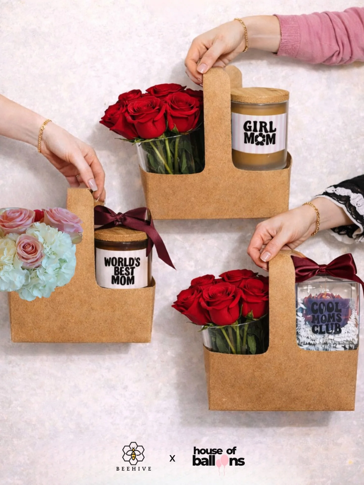 For the moms who do everything&hellip; here&rsquo;s the gift she actually wants. 💐🤍

Our Mother&rsquo;s Day bundles are a little moment of love &mdash; handcrafted, non-toxic beeswax candles paired with fresh blooms (rose arrangements or mixed bouq