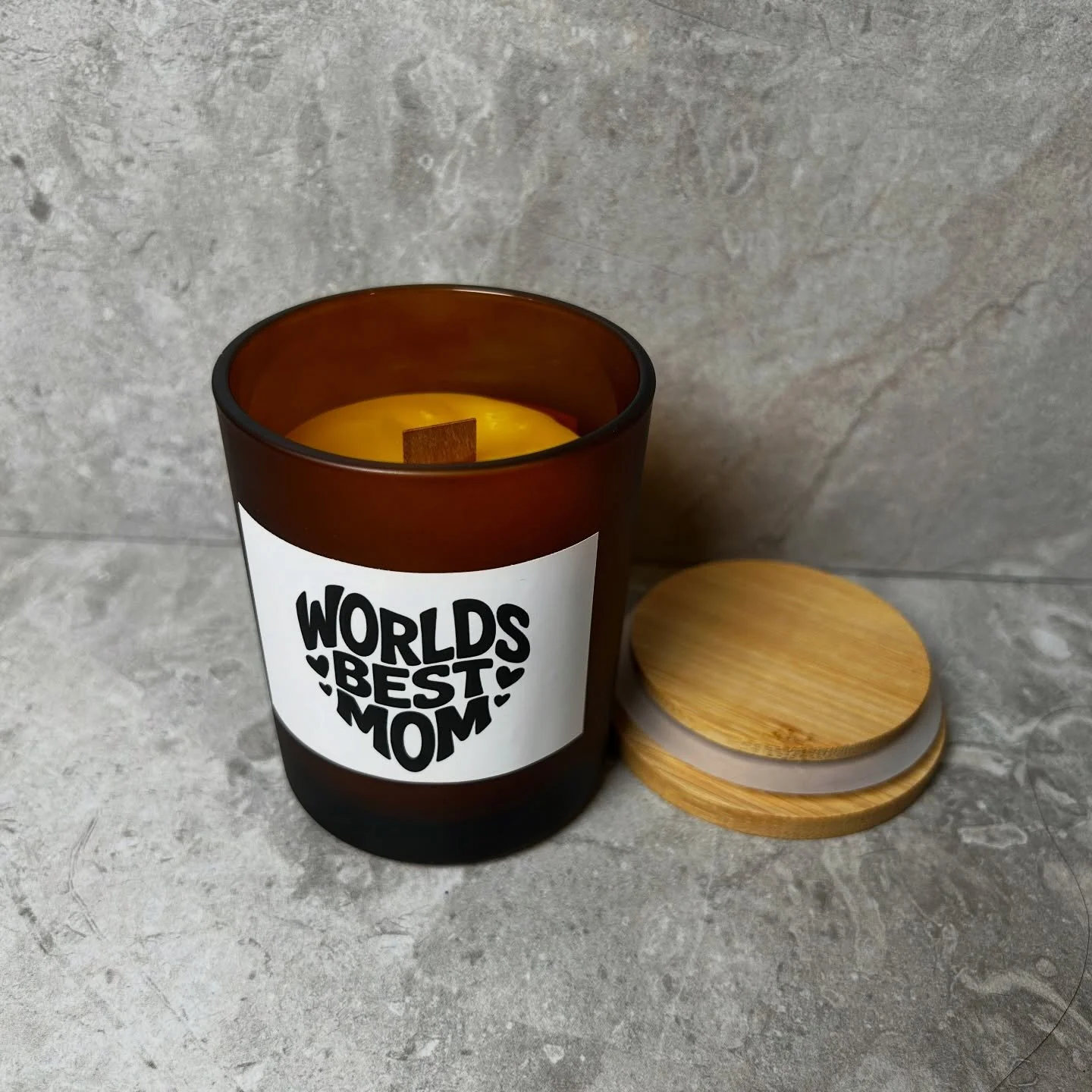 Worlds best mom 🤍
A little reminder she lights every day.
Custom text available &mdash; say it your way, light it with love.