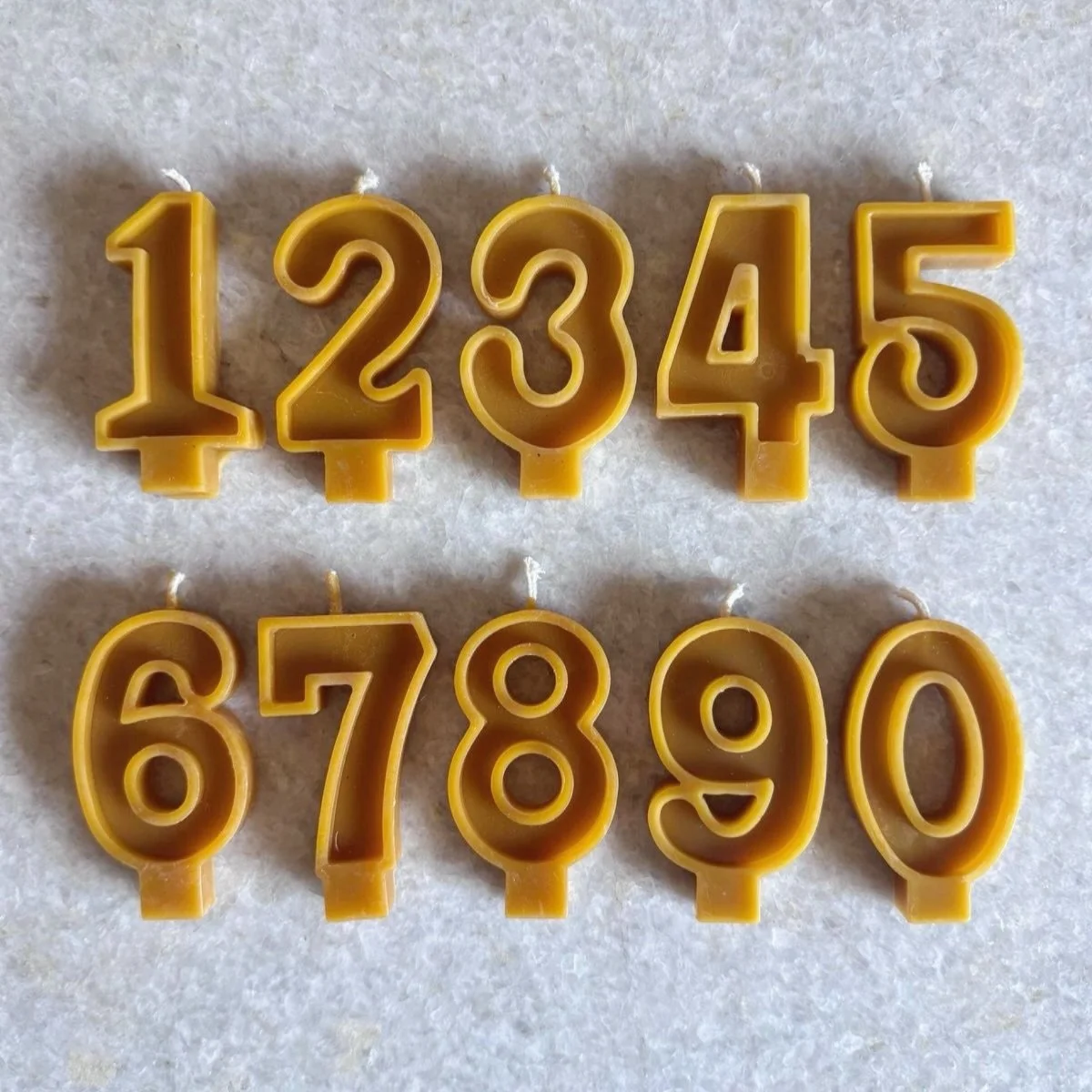 New product alert 🚨
Handcrafted beeswax number candles 🐝
Cleaner burn, naturally scented, and made without toxins&mdash;better for you and your celebrations