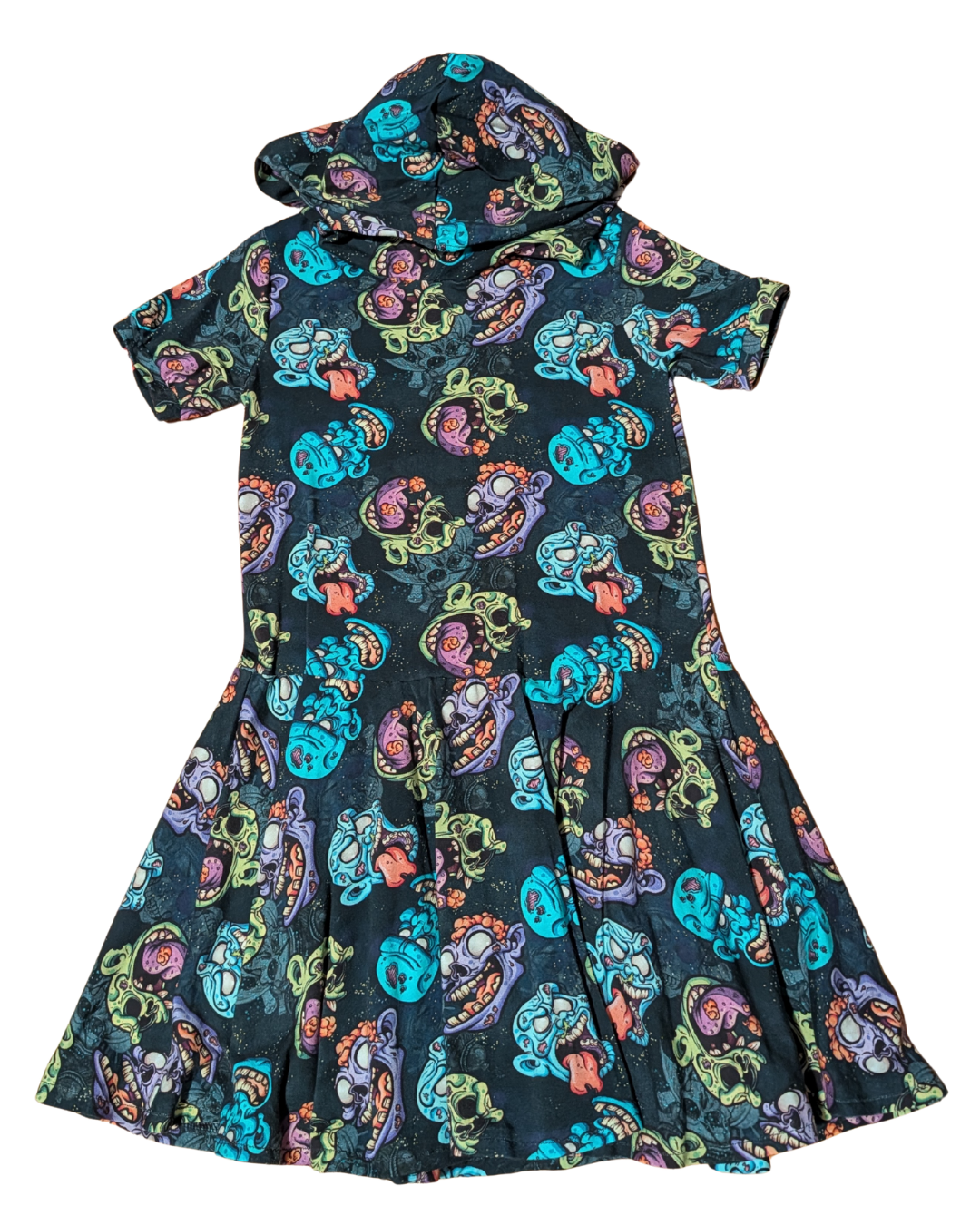 Zombie Hooded Dress Size 8