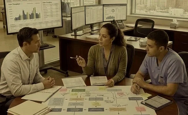 Administrator assessing resources