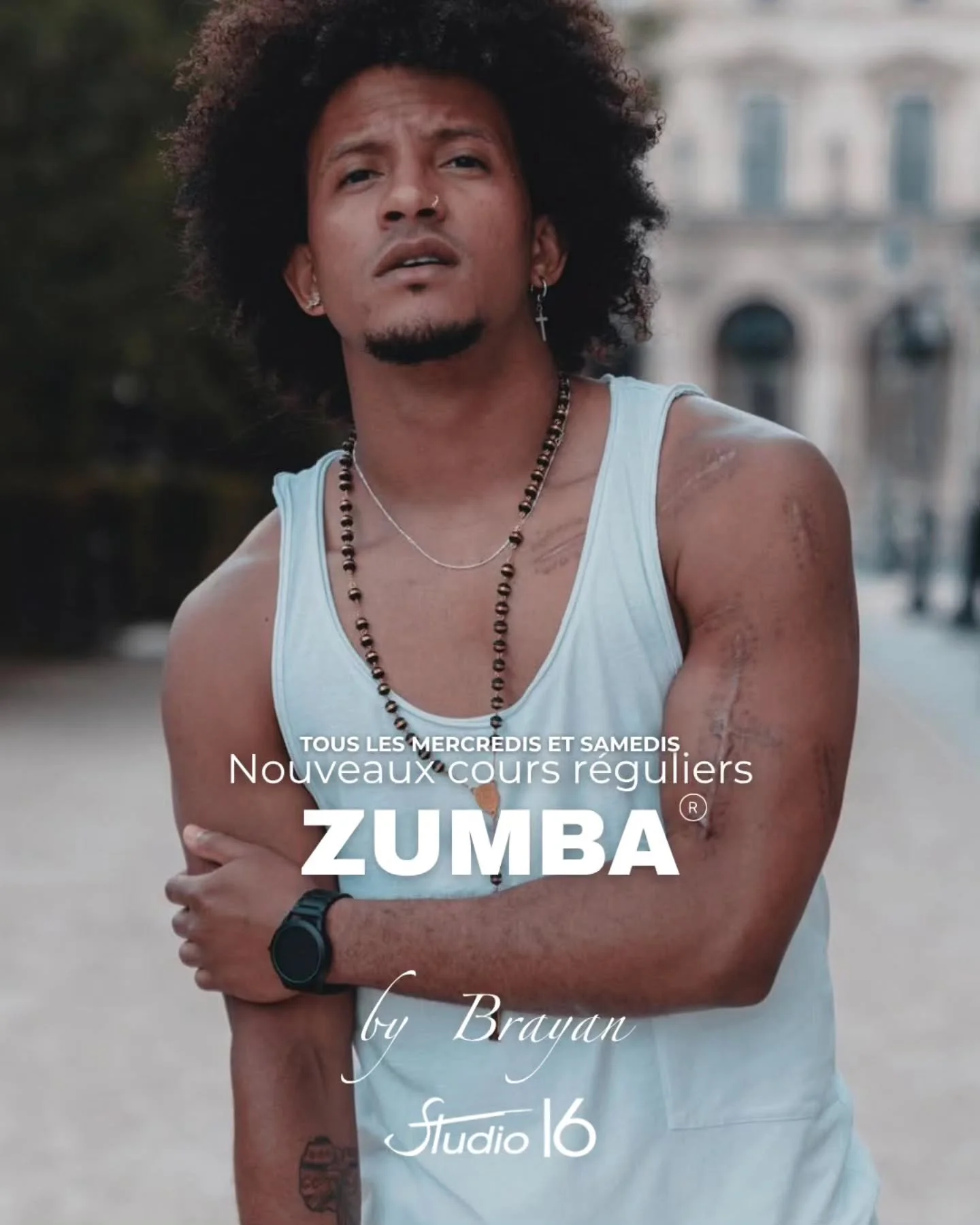 Zumba&reg; vibes with Brayan

Danseur et chor&eacute;graphe colombien, Brayan vous embarque dans des cours de Zumba&reg; ultra dynamiques et feel good.
Rythmes latins, cardio et bonne humeur au rendez-vous 💃

📅 Zumba &reg;- Mercredi 9h &amp; samedi