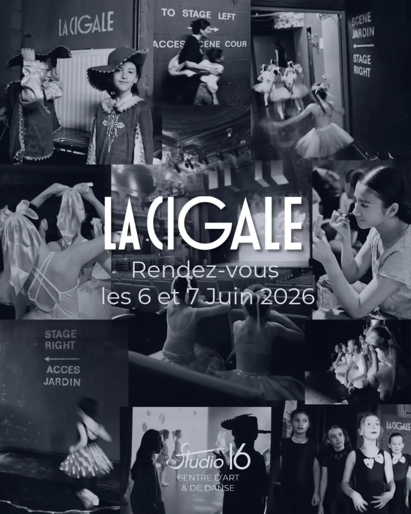 Les 6 et 7 juin, le Studio 16 monte sur sc&egrave;ne&hellip; direction La Cigale

Des mois de travail, de d&eacute;passement et de passion prennent enfin vie sous les projecteurs. 
Chaque chor&eacute;graphie raconte une histoire, chaque danseur appor