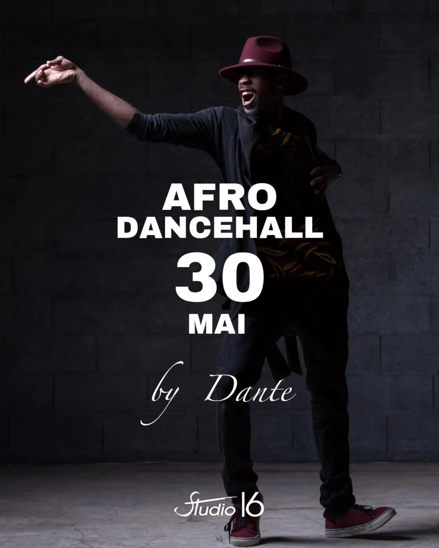 DANTE MAYILLA
AFRO DANCEHALL WORKSHOP

Une seule date. Un &eacute;v&eacute;nement exclusif.

Bas&eacute; &agrave; Singapour, Dante pose ses valises &agrave; Paris le temps d&rsquo;un workshop exceptionnel.
Hip-hop, afro, dancehall &mdash; une musical