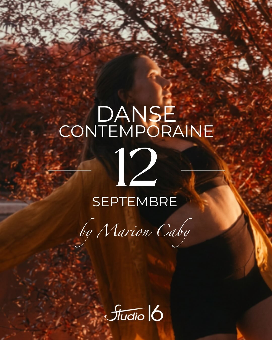C&rsquo;est la rentr&eacute;e, les workshops de Marion reprennent! 🔥

Deux heures de contemporain &mdash; rigueur, fluidit&eacute;, libert&eacute;. Un rendez-vous que beaucoup attendaient et qui devient d&eacute;sormais un r&eacute;gulier au Studio 