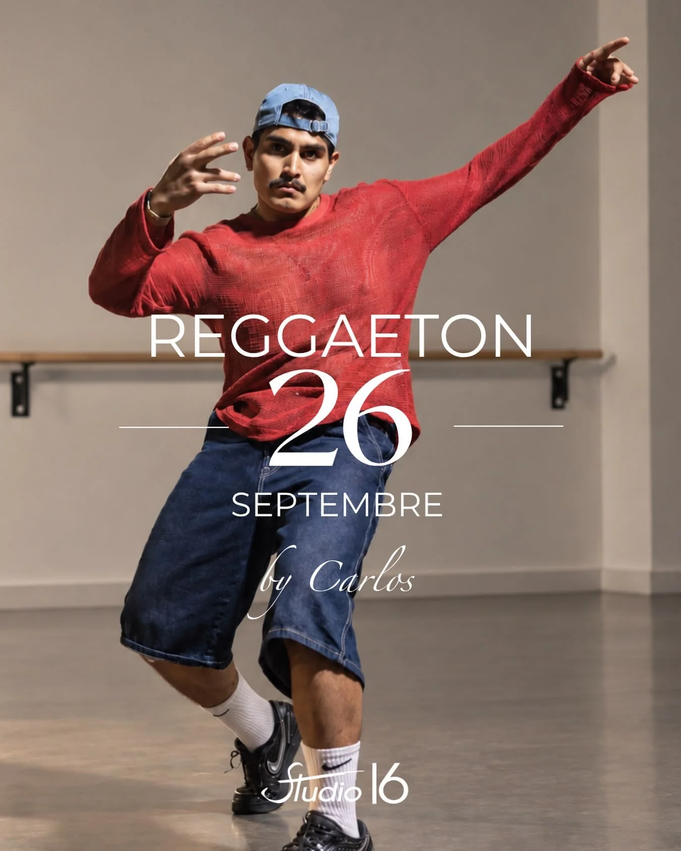 REGGAETON SPECIAL KAROL G 🔥
Carlos vous donne rendez-vous pour un workshop 100 % Reggaeton aux couleurs de Karol G ! 💥
Au programme : travail des bases et des fondamentaux du Reggaeton, puis apprentissage d&rsquo;une chor&eacute;graphie pour mettre