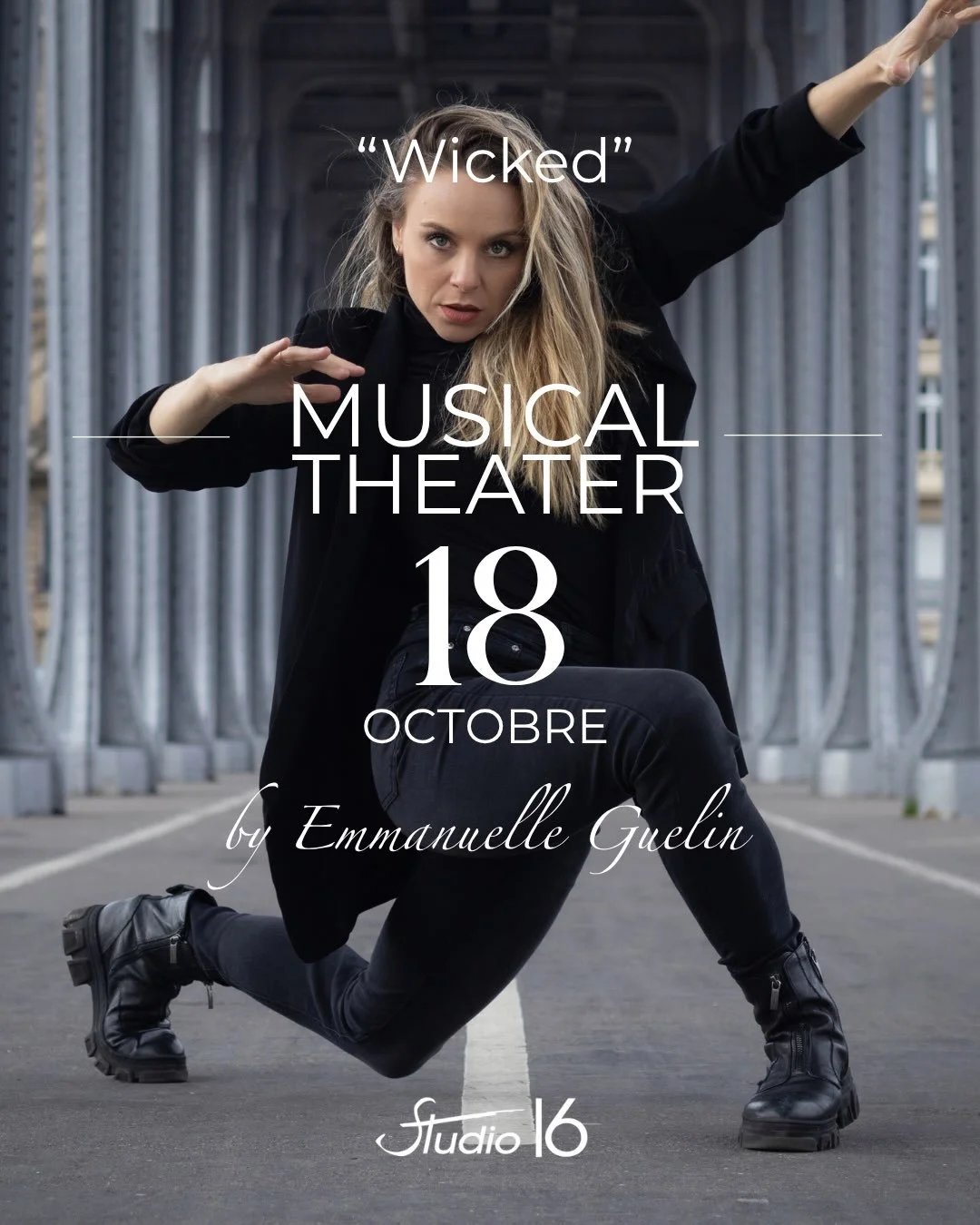 WORKSHOP MUSICAL THEATER  Et si, pour une fois, vous d&eacute;fiiez les r&egrave;gles ?

Pour sa prochaine masterclass, Emmanuelle Gu&eacute;lin vous entra&icirc;ne dans l&rsquo;univers envo&ucirc;tant de WICKED, l&rsquo;une des com&eacute;dies music