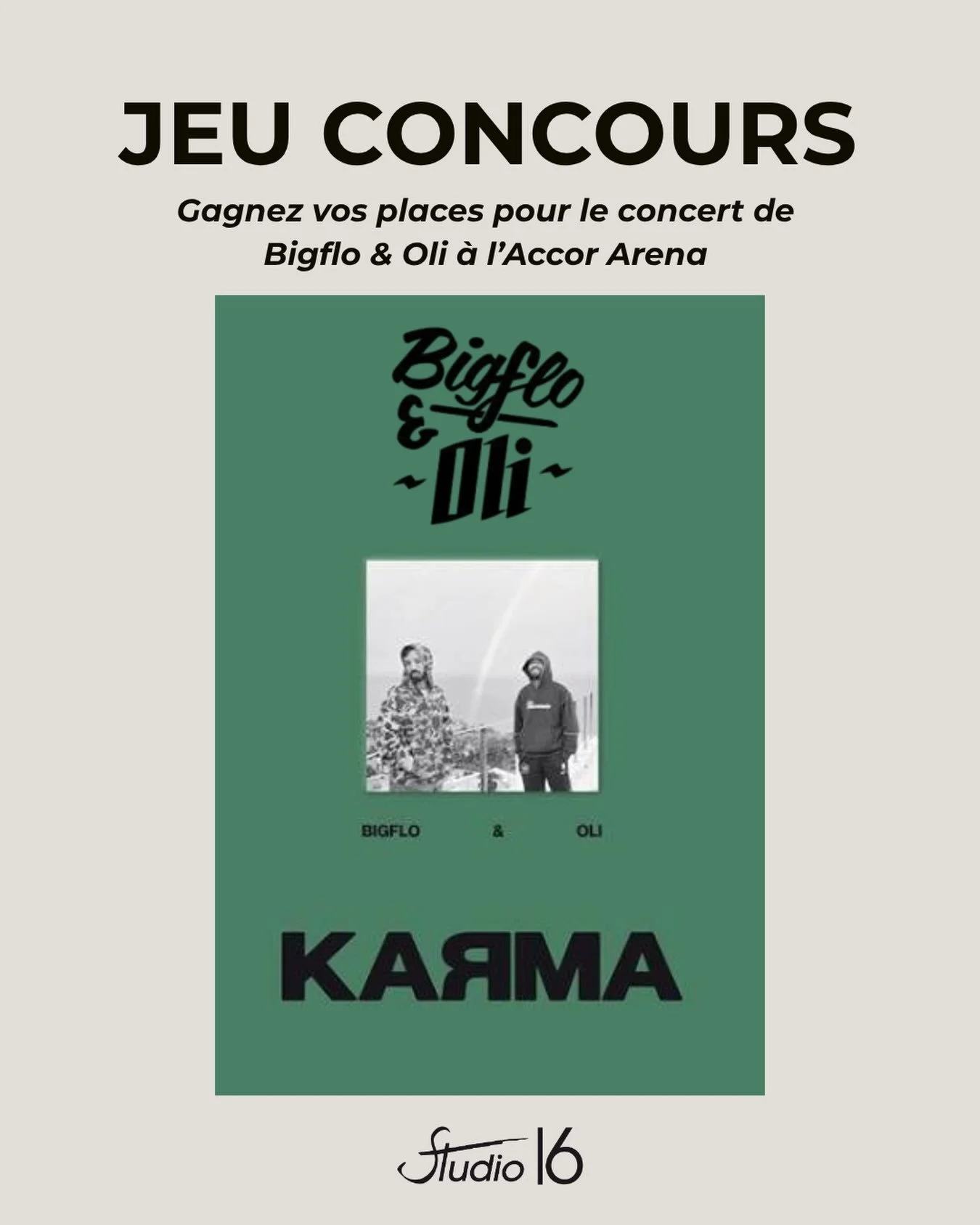 🎤 CONCOURS &mdash; BIGFLO &amp; OLI : &Agrave; VOUS DE JOUER !
Et si votre prochain cours de danse se transformait en concert de Bigflo &amp; Oli ? 🔥
Pour tenter de gagner vos places pour les concerts des 19 et 20 octobre, on vous lance un petit d&