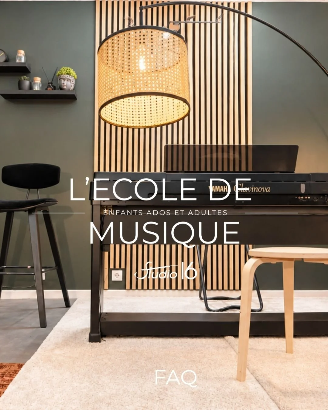L&rsquo;&Eacute;COLE DE MUSIQUE DU STUDIO 16 🎶
Vous avez des questions ? Nous avons les r&eacute;ponses !
&Agrave; quel &acirc;ge peut-on commencer la musique ? Faut-il d&eacute;j&agrave; savoir jouer d&rsquo;un instrument ? Comment se d&eacute;roul