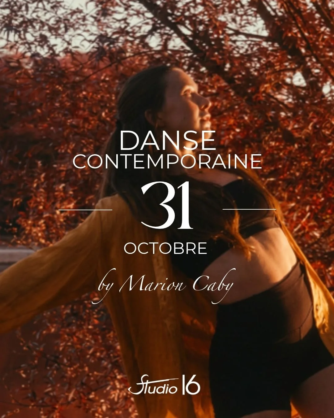 WORKSHOP DANSE CONTEMPORAINE AVEC MARION 🔥
Un rendez-vous pour explorer le mouvement sous toutes ses formes, entre rigueur, fluidit&eacute; et libert&eacute; d&rsquo;expression.
Deux heures pour approfondir sa technique, jouer avec les &eacute;nergi