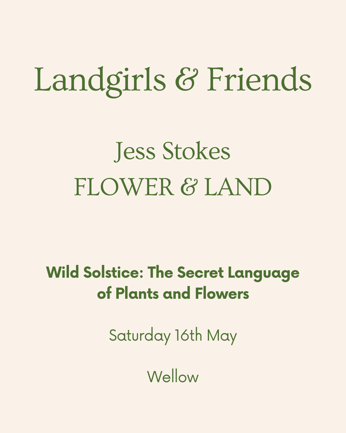 Jess Stokes: Wild Solstice
