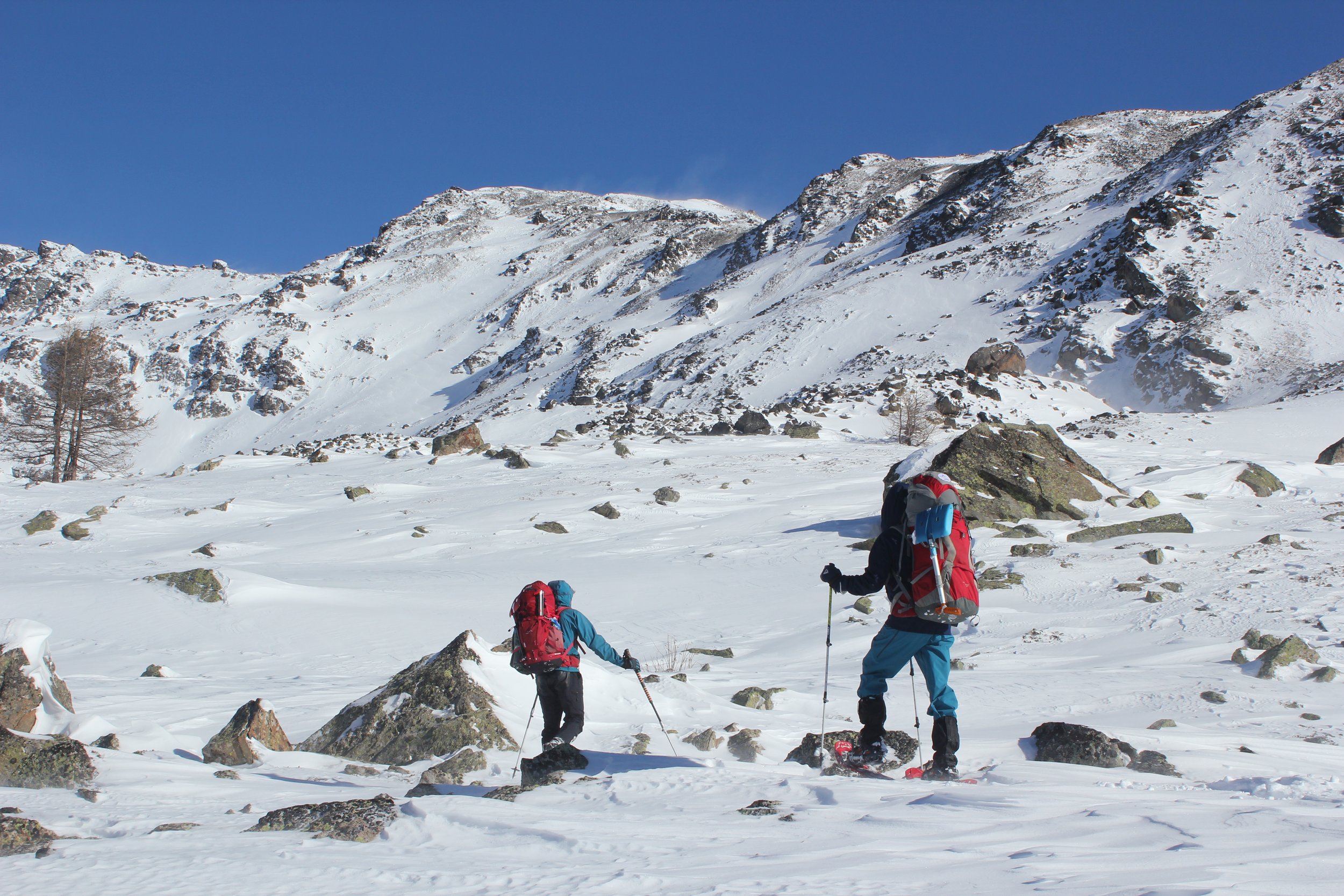 Vallée de la Clarée l’hiver