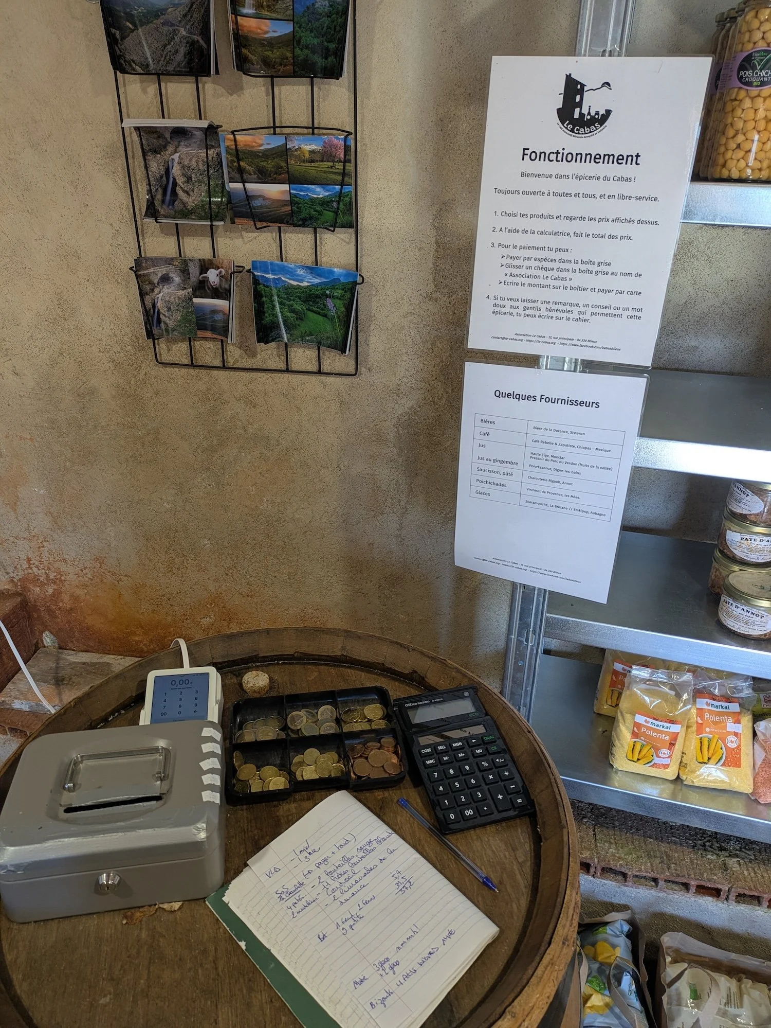 Epicerie en libre-service