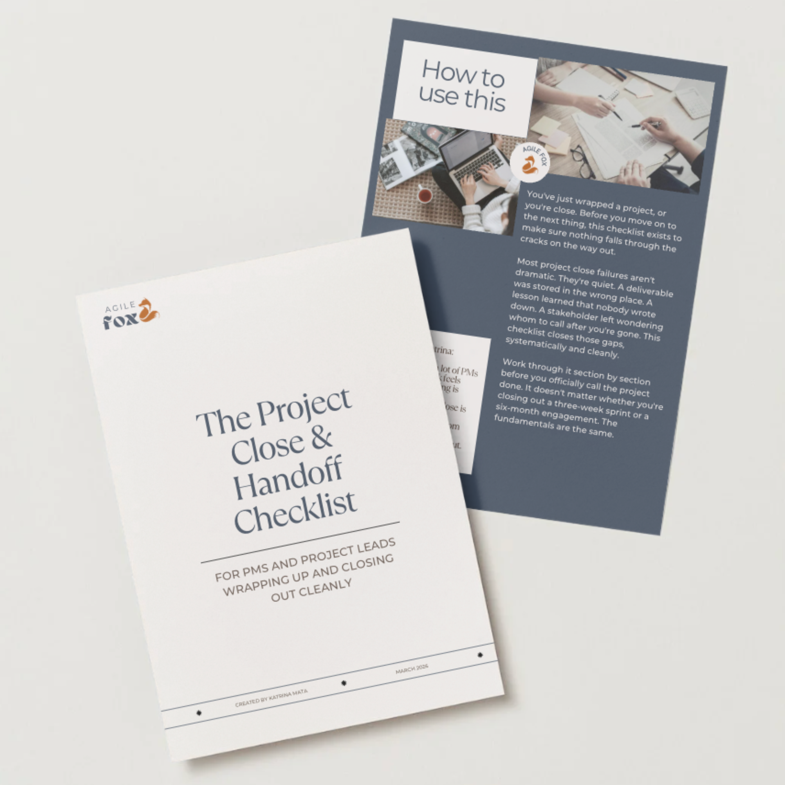 The Project Close & Handoff Checklist