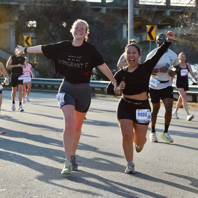 Find yourself friends who will enable your crazy 😆

#friendshipgoals #besties #marathonrunners #austinmarathon #girlswhorun