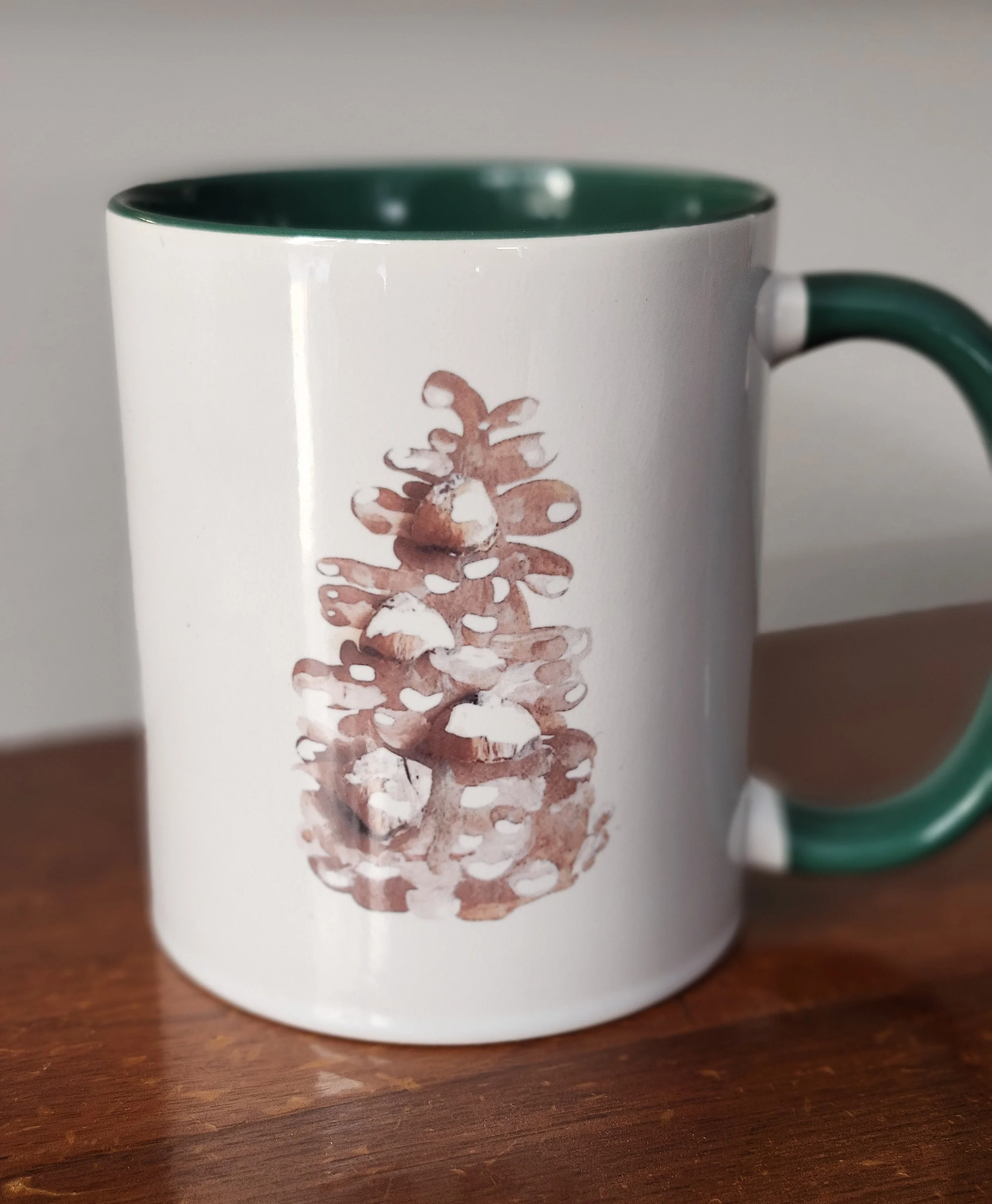 Winter Pinecone Mug