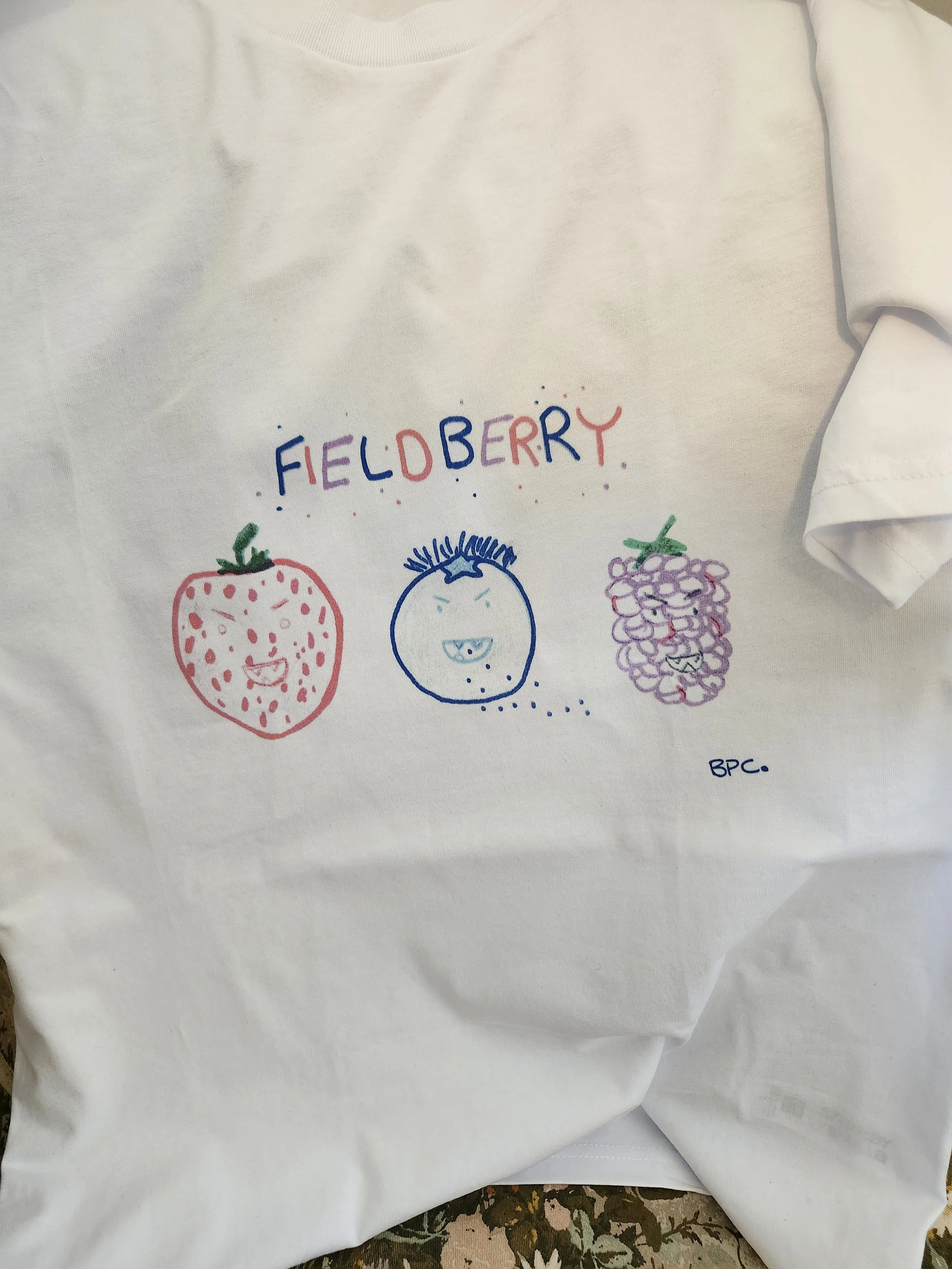 Fieldberry Unisex White Tee