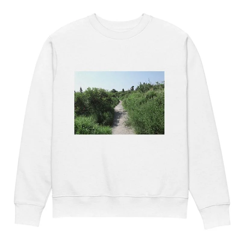 Meadow Trail Unisex White Sweatshirt
