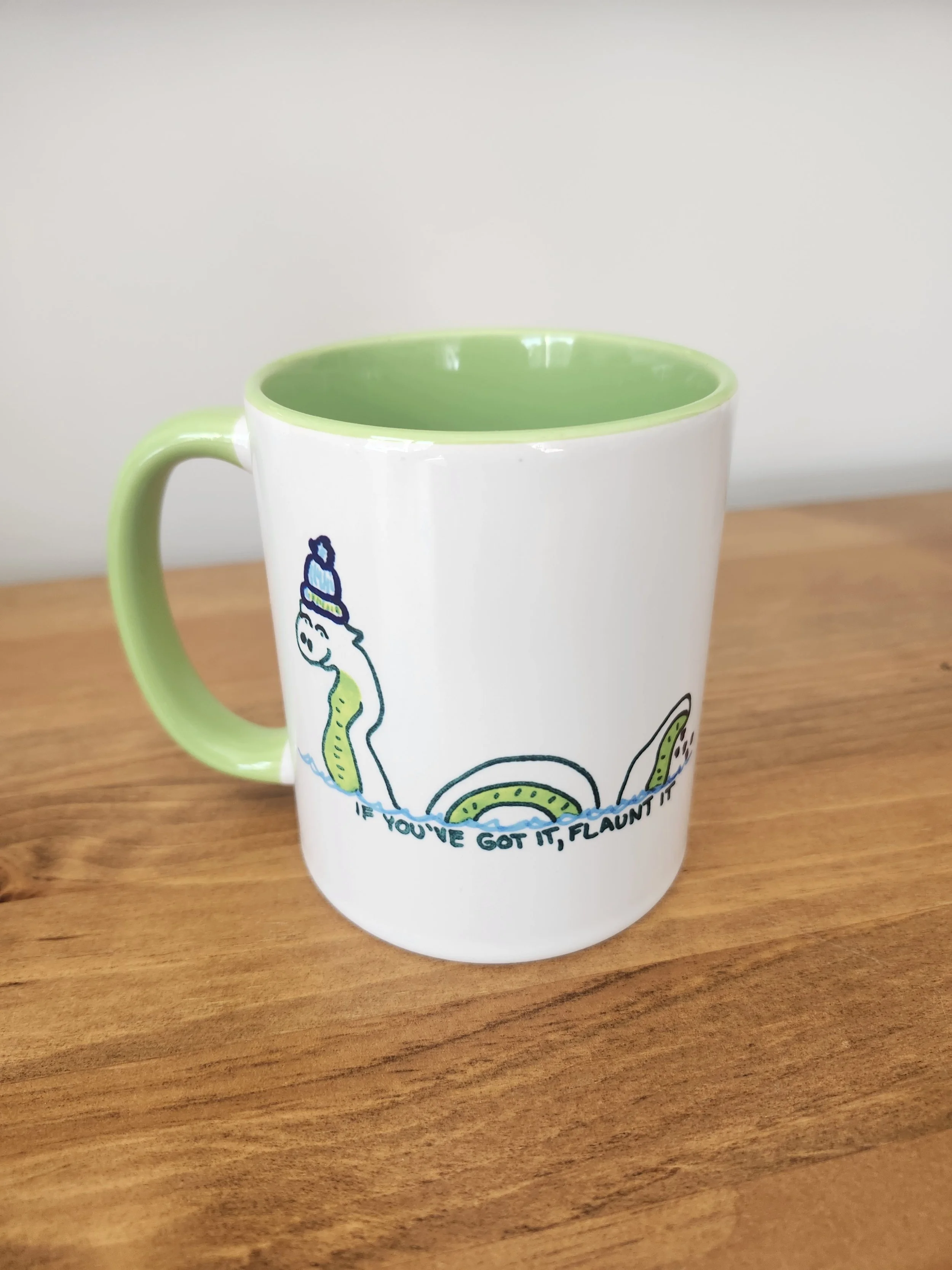 Water Dragon Wearing a Toque Mug
