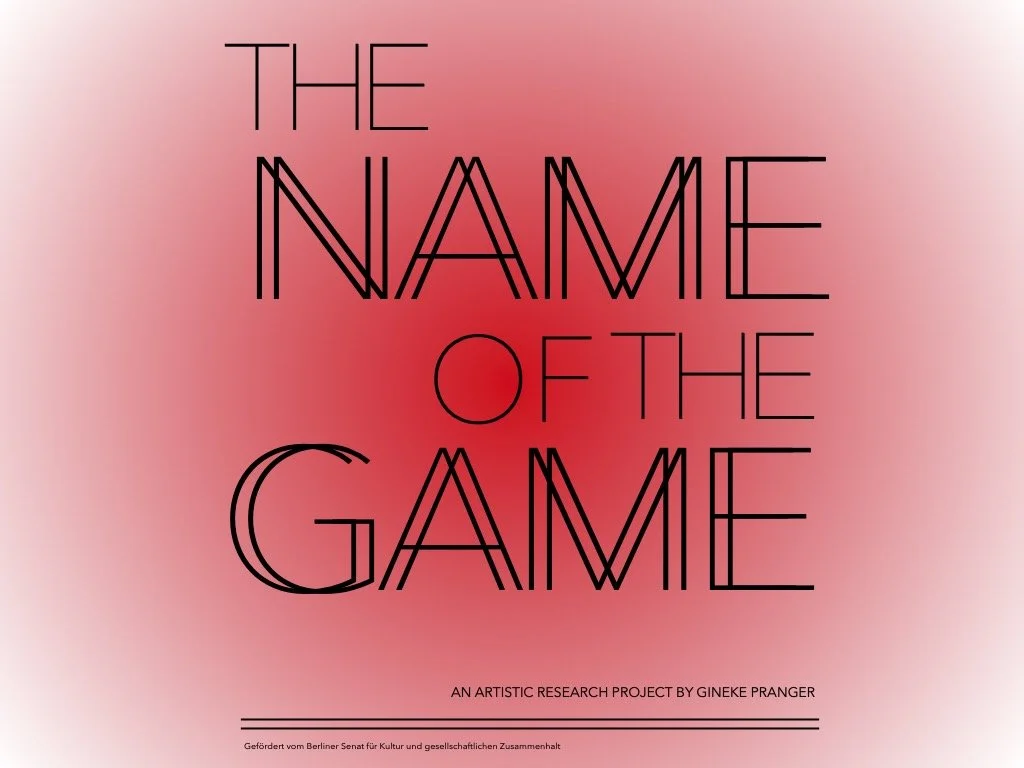 the name of the game