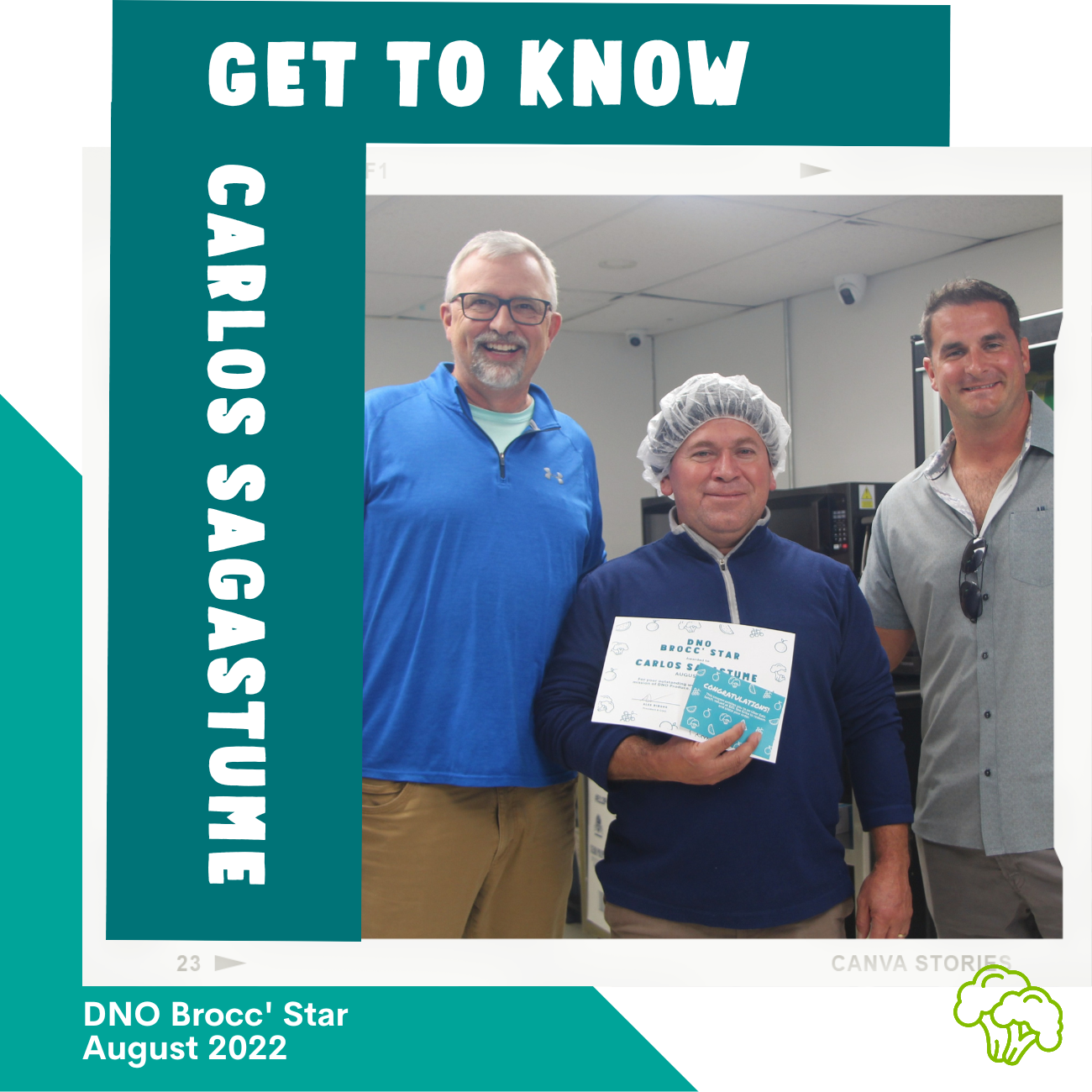 Meet Carlos: Our August Brocc' Star