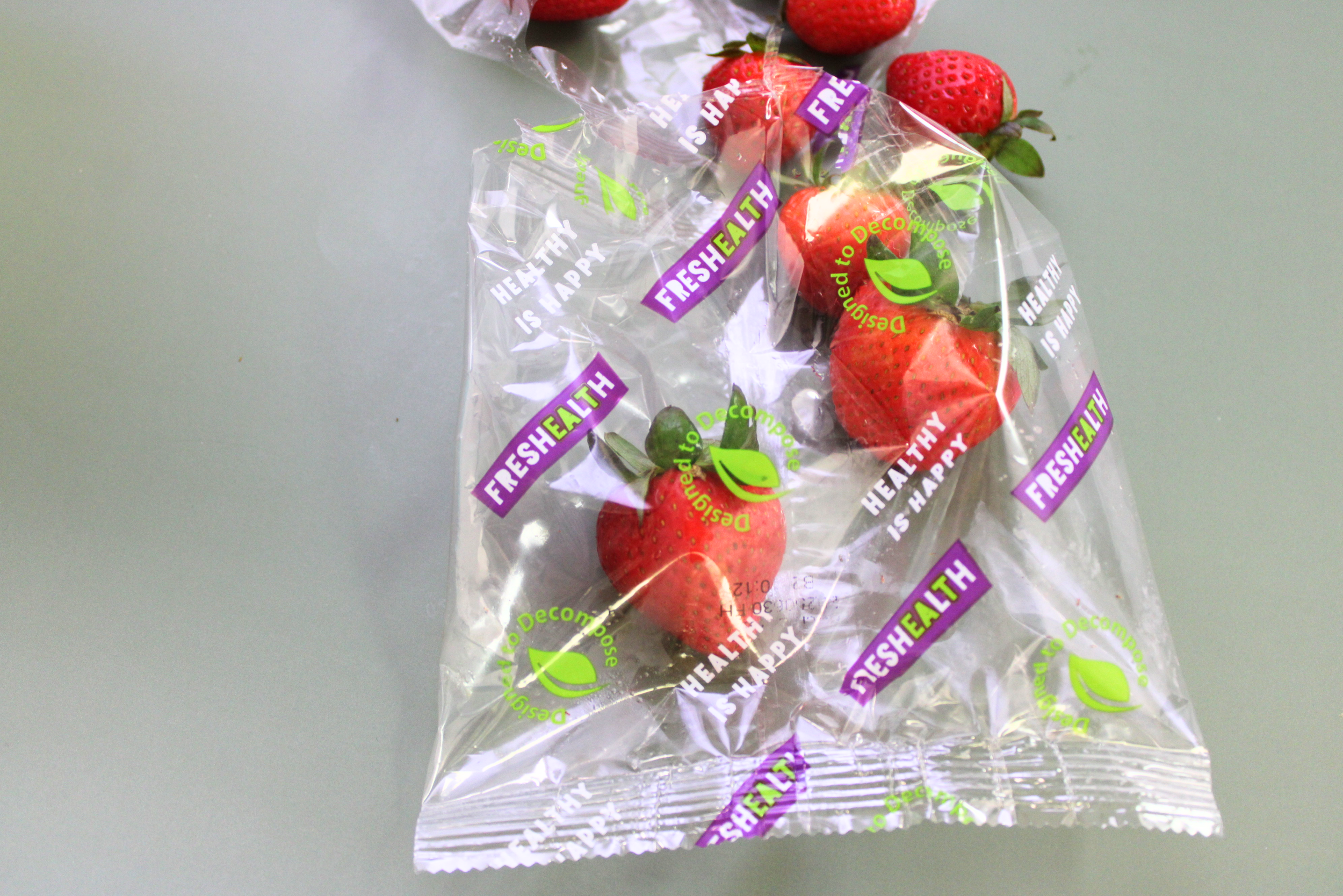 Biodegradable packaging, DNO Produce/FRESHEALTH