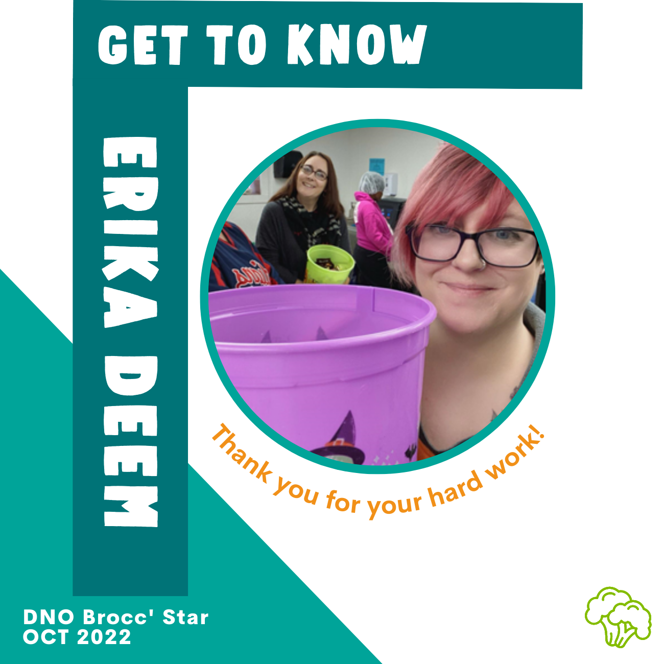 Meet Erika: Our November Brocc Star
