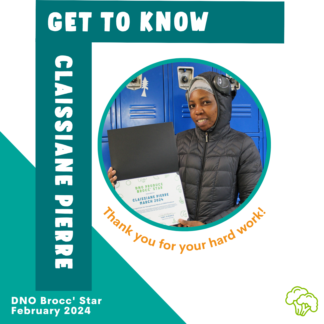 Meet Claissiane: Our March Brocc Star