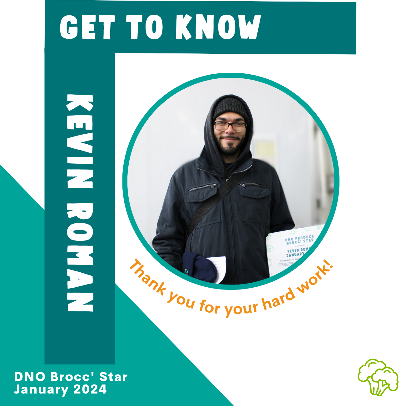 Meet Kevin: Our January Brocc Star!