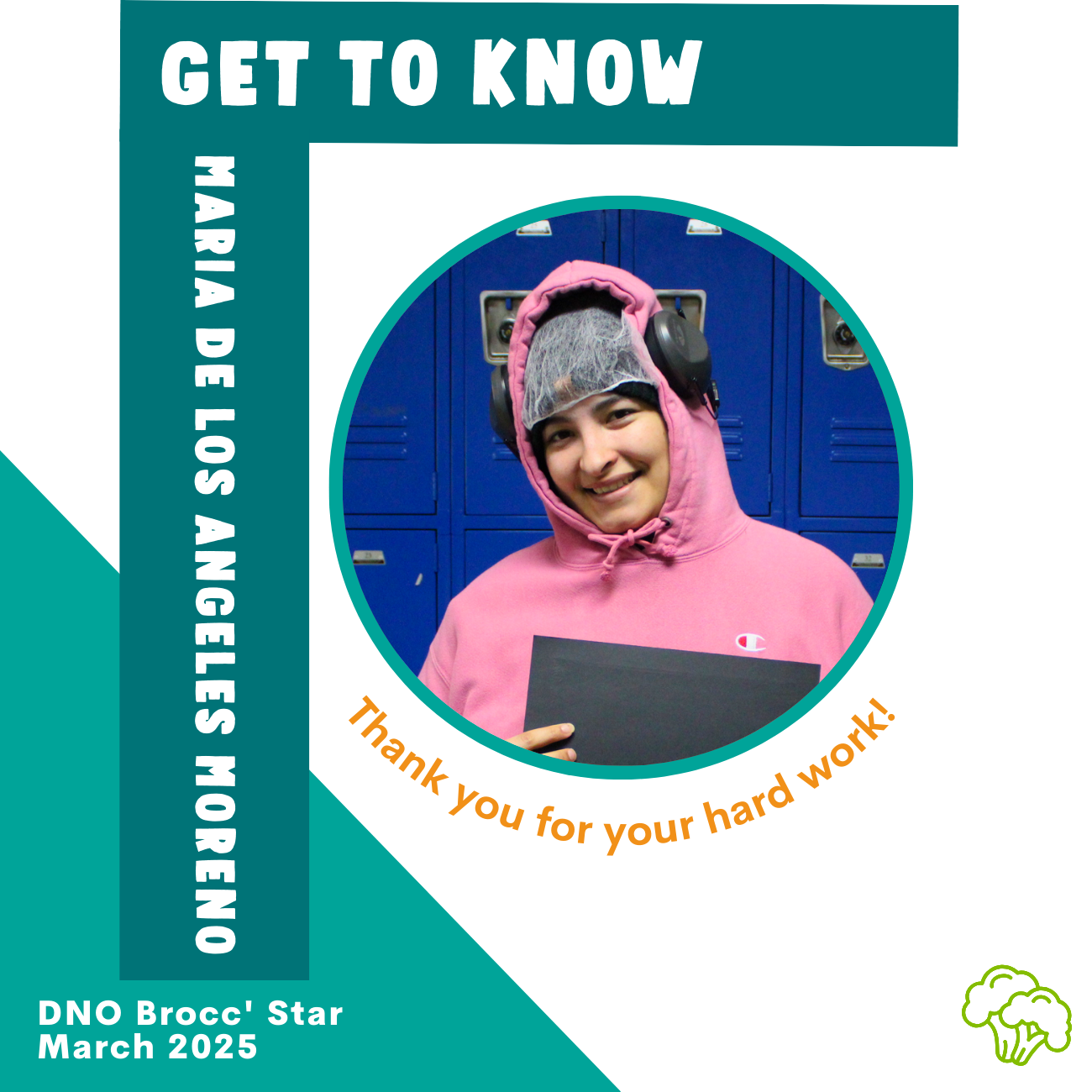 Meet Maria: Our March Brocc Star!